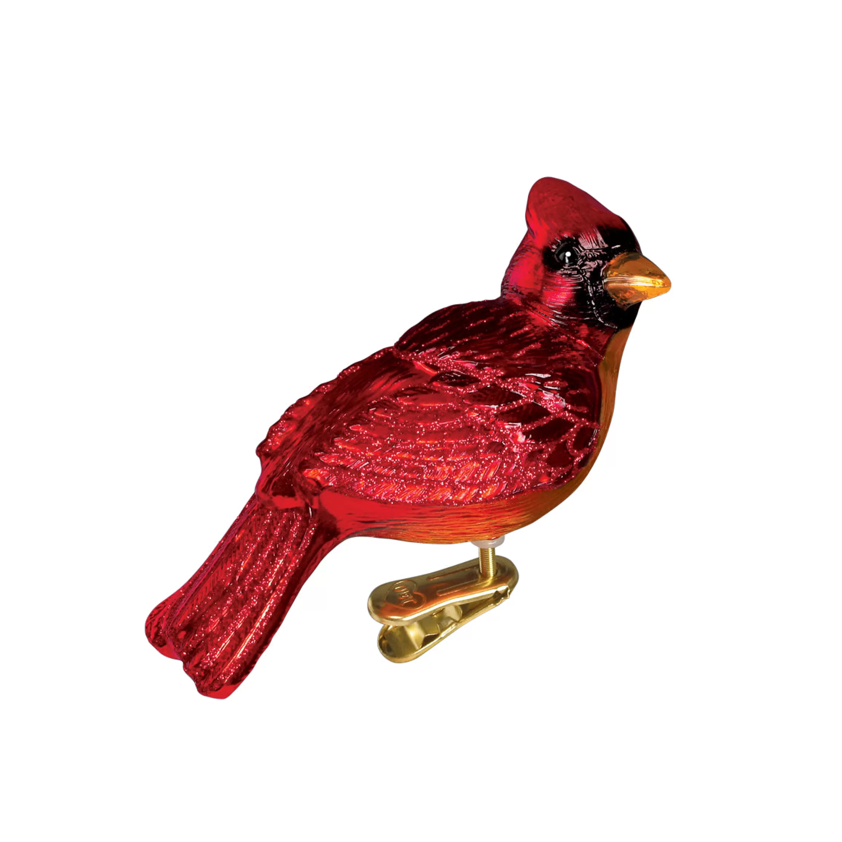 EAST WEST Resting Cardinal Ornament