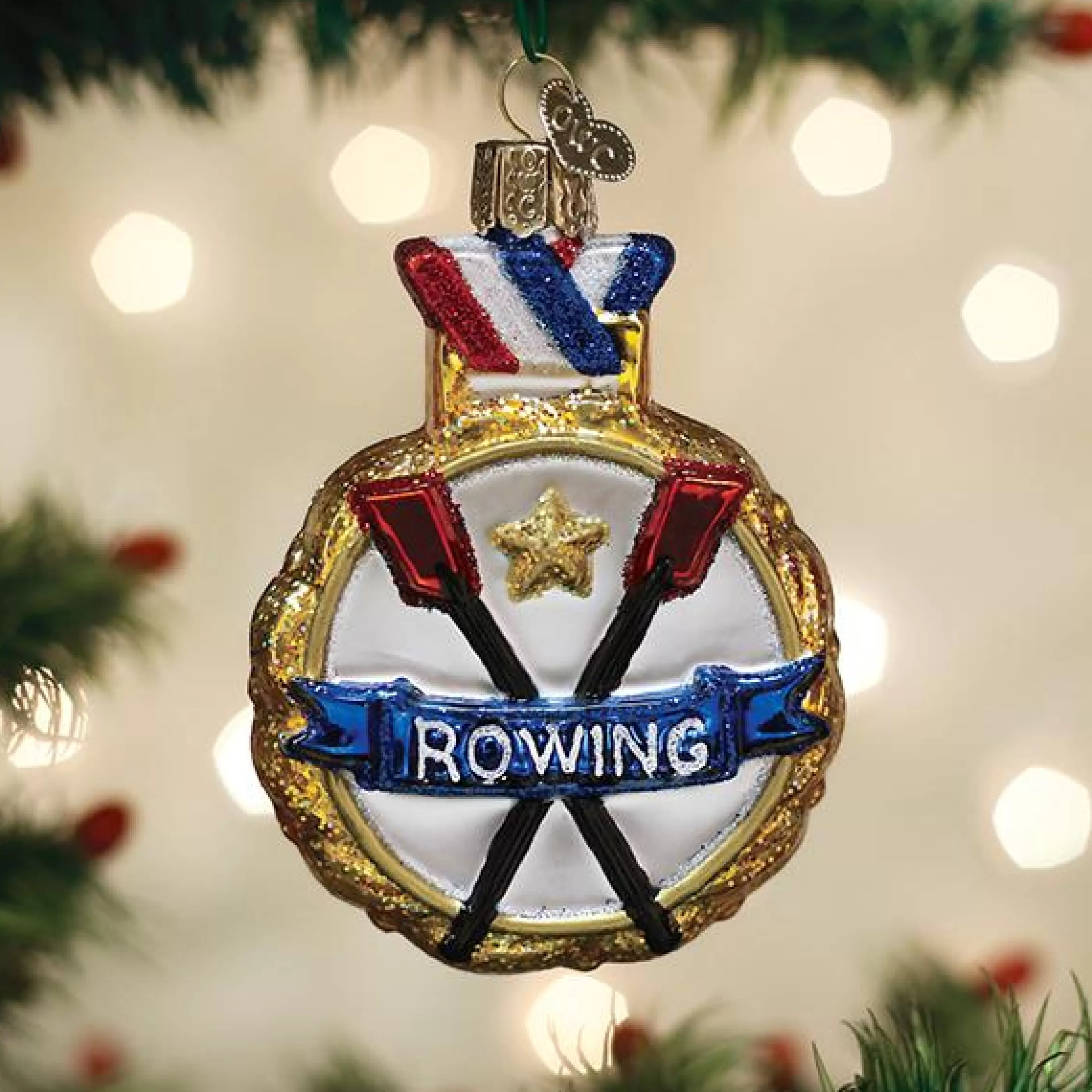 EAST WEST Rowing Ornament