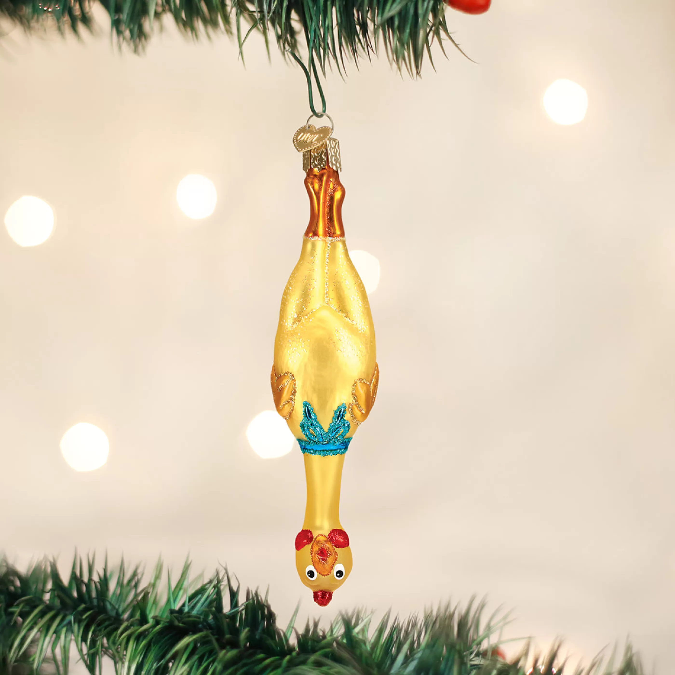 Kasa World Ltd Rubber Chicken Ornament