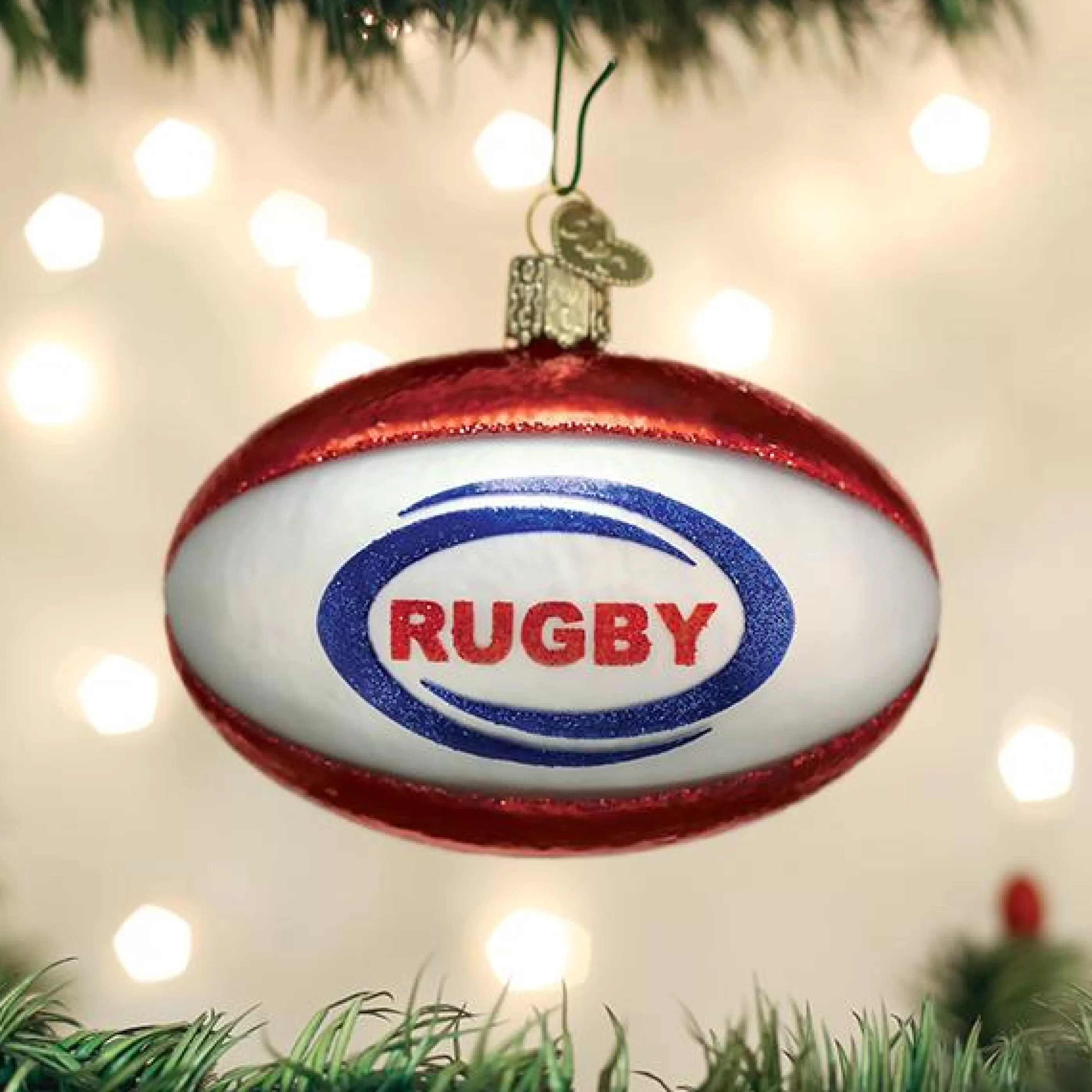 Kasa World Ltd Rugby Ball Ornament