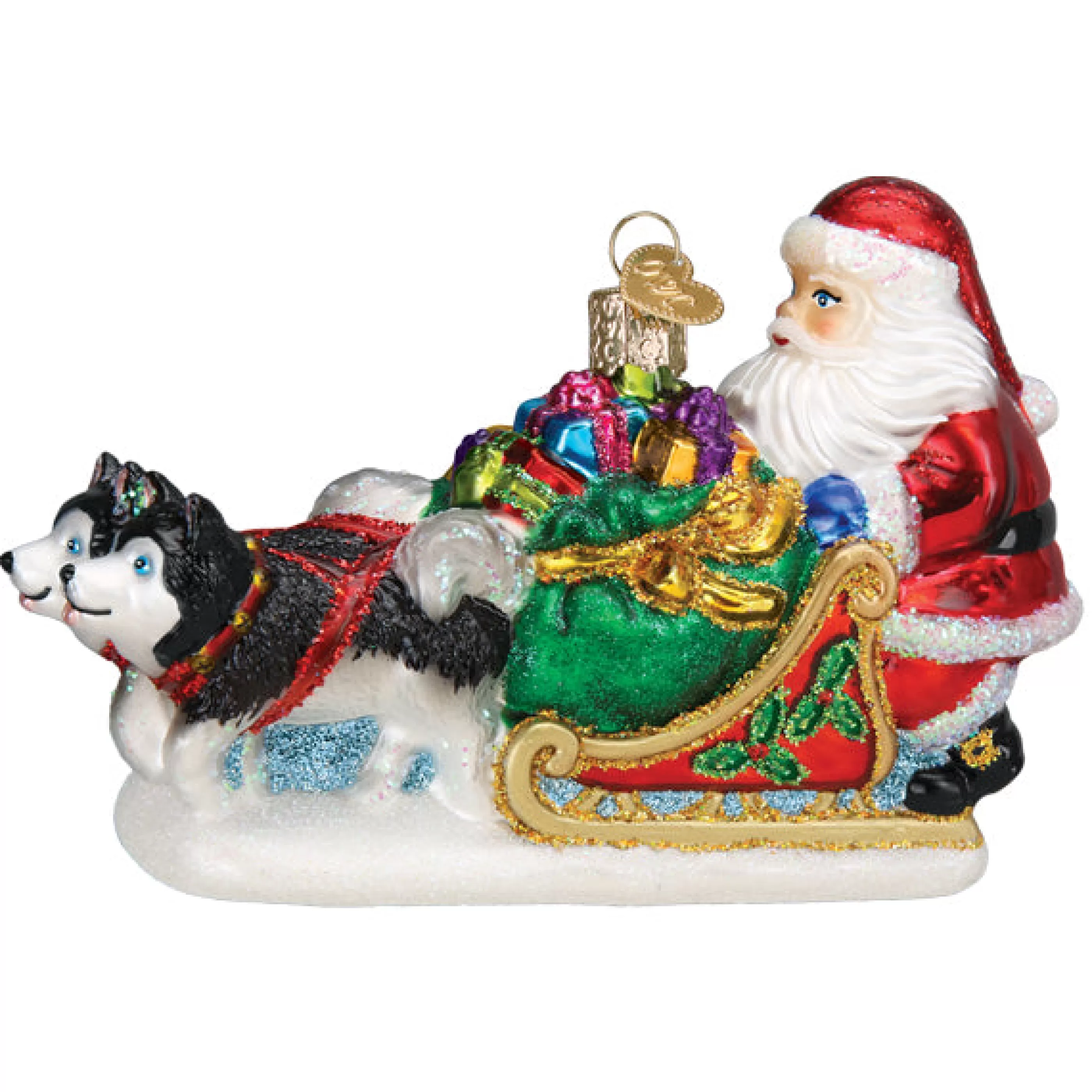 Kasa World Ltd Santa's Dog Sled Ornament