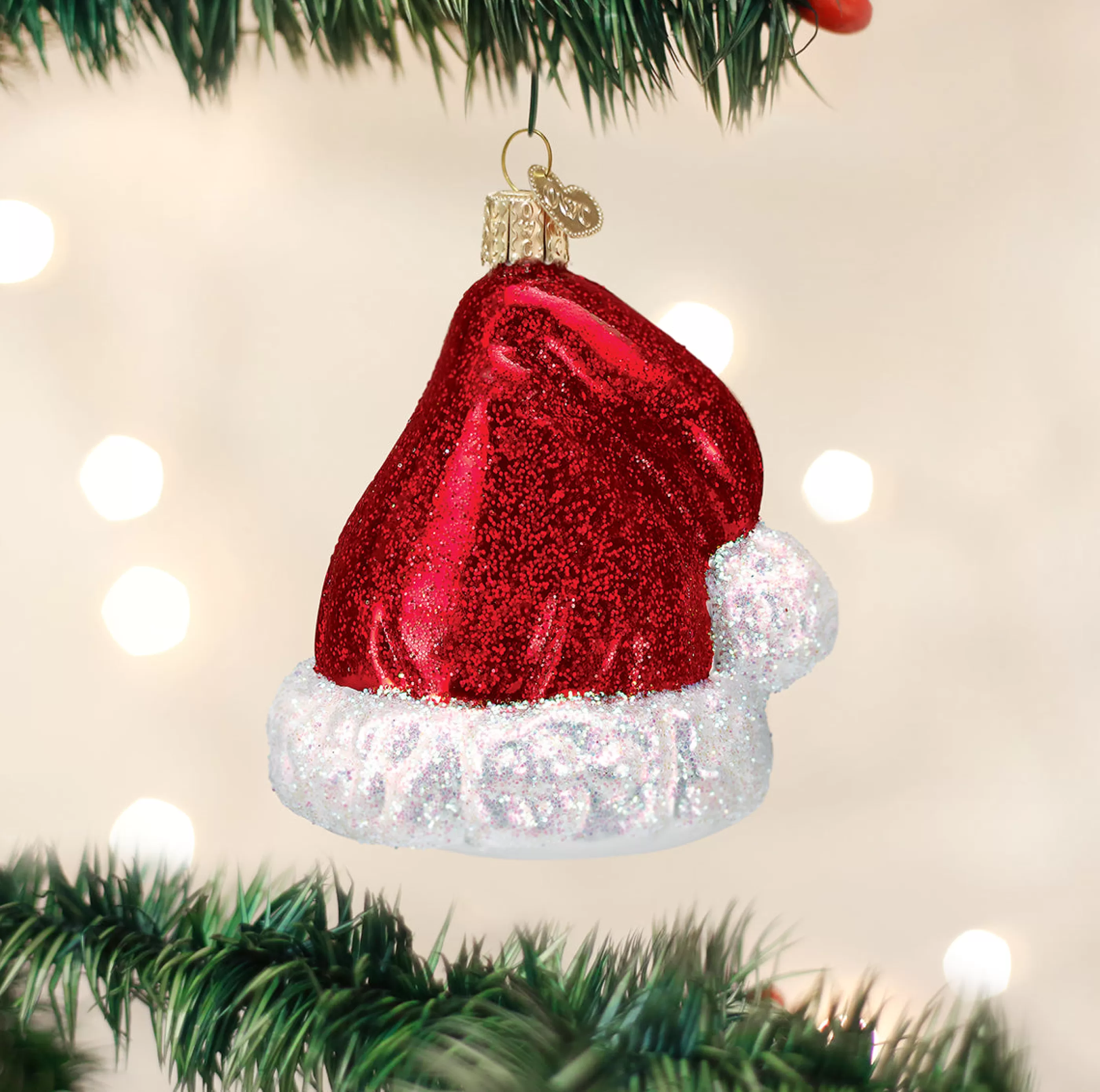 EAST WEST Santa's Hat Ornament