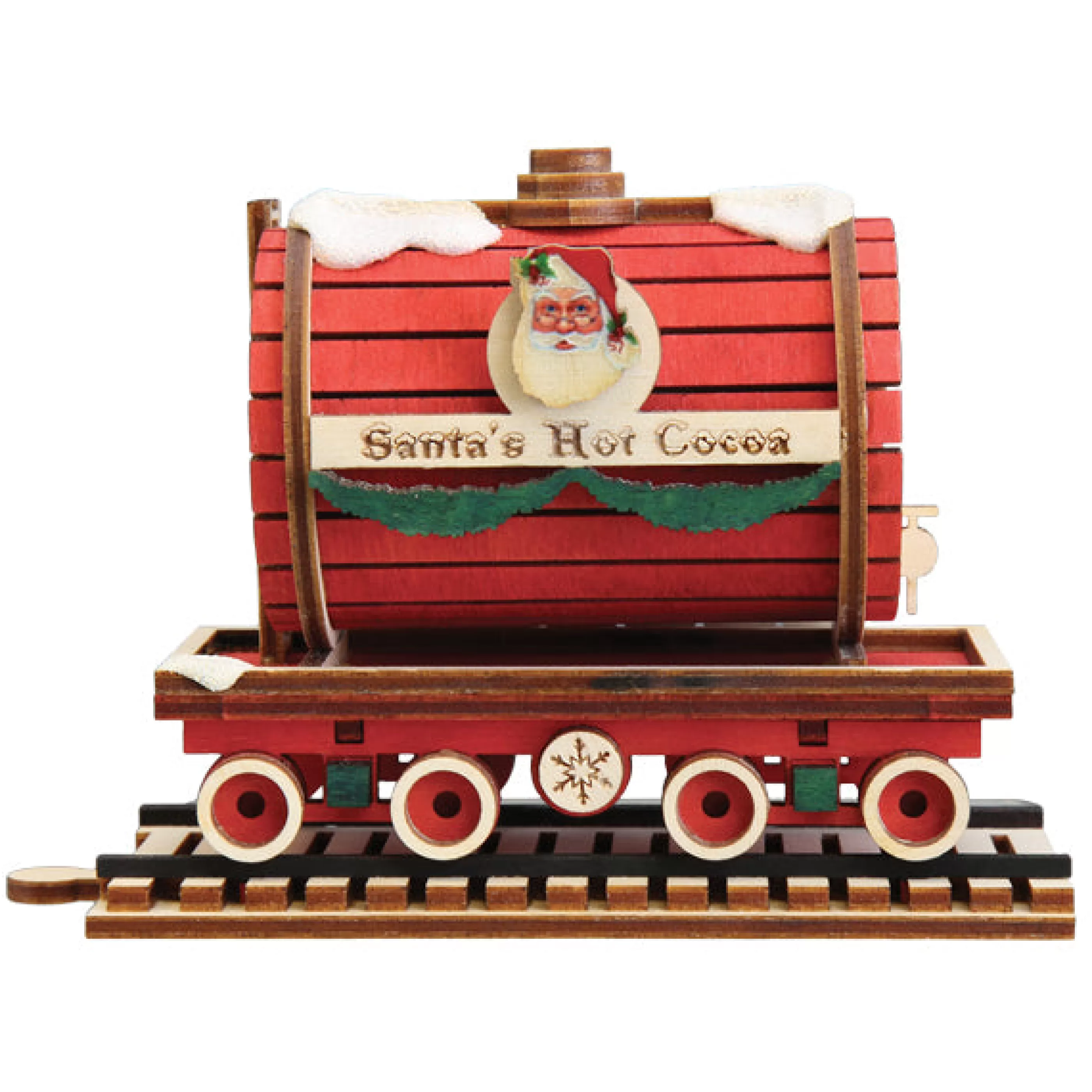 EAST WEST Santa's Hot Cocoa Tanker Ornament