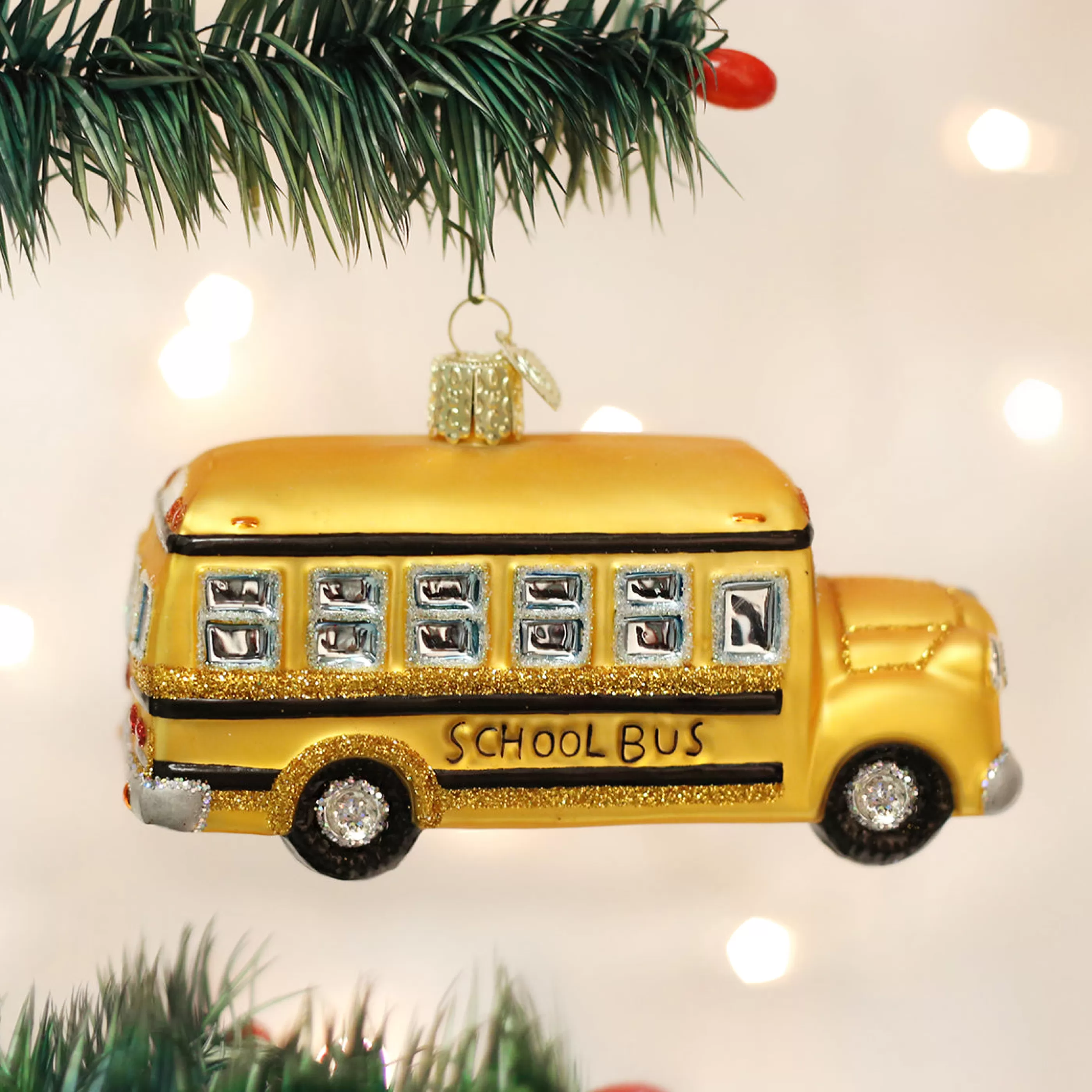 Kasa World Ltd School Bus Ornament