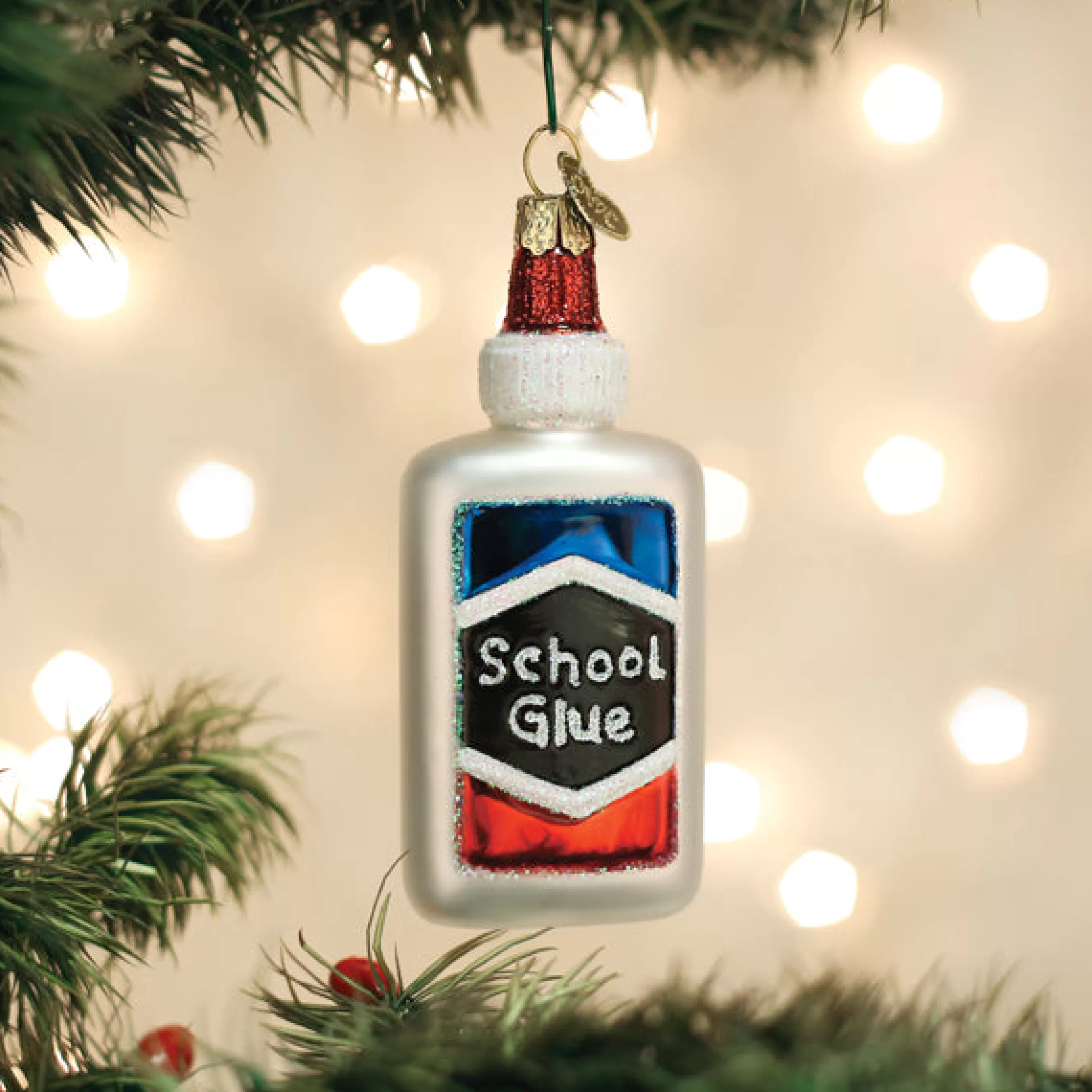 EAST WEST School Glue Ornament