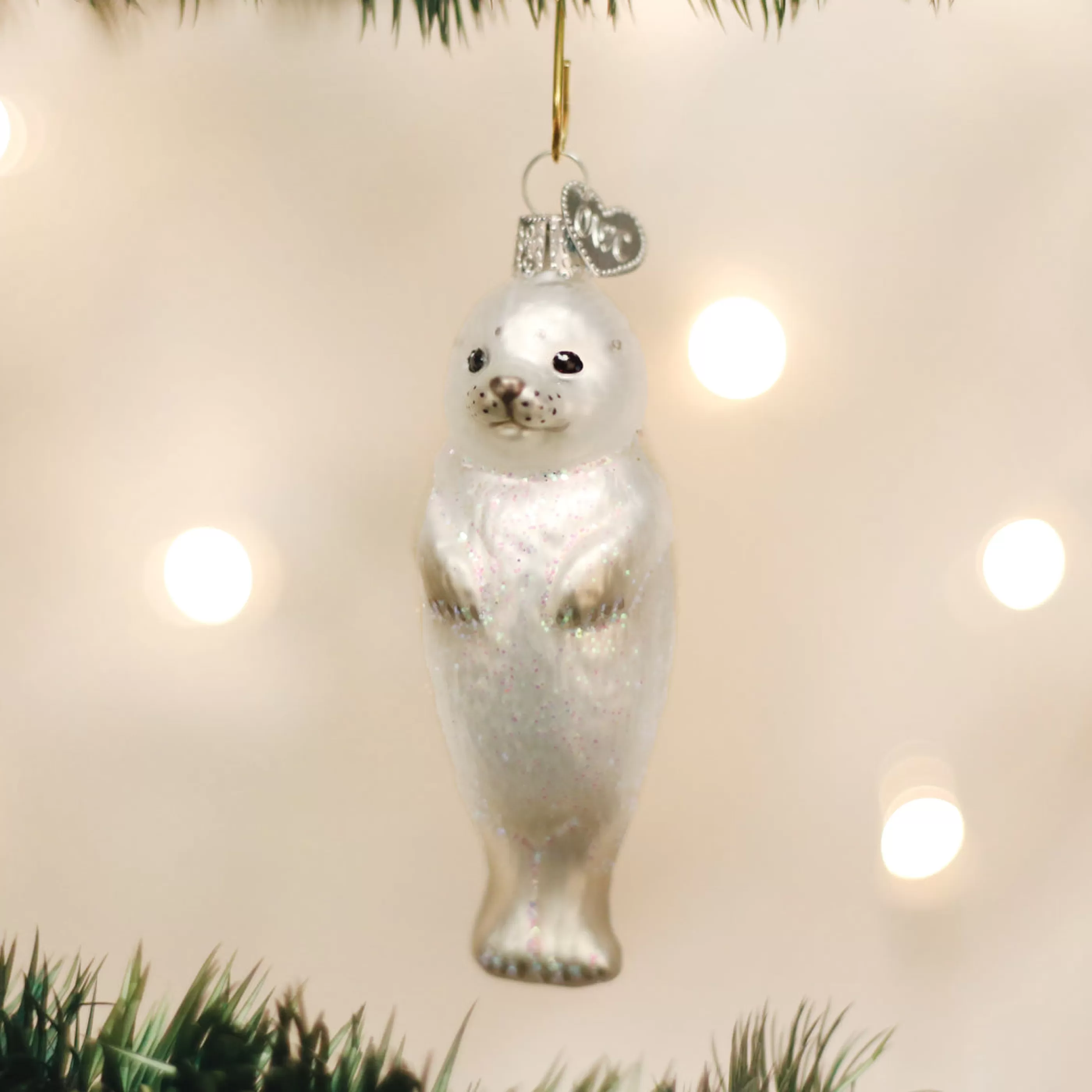 EAST WEST Seal Pup Ornament