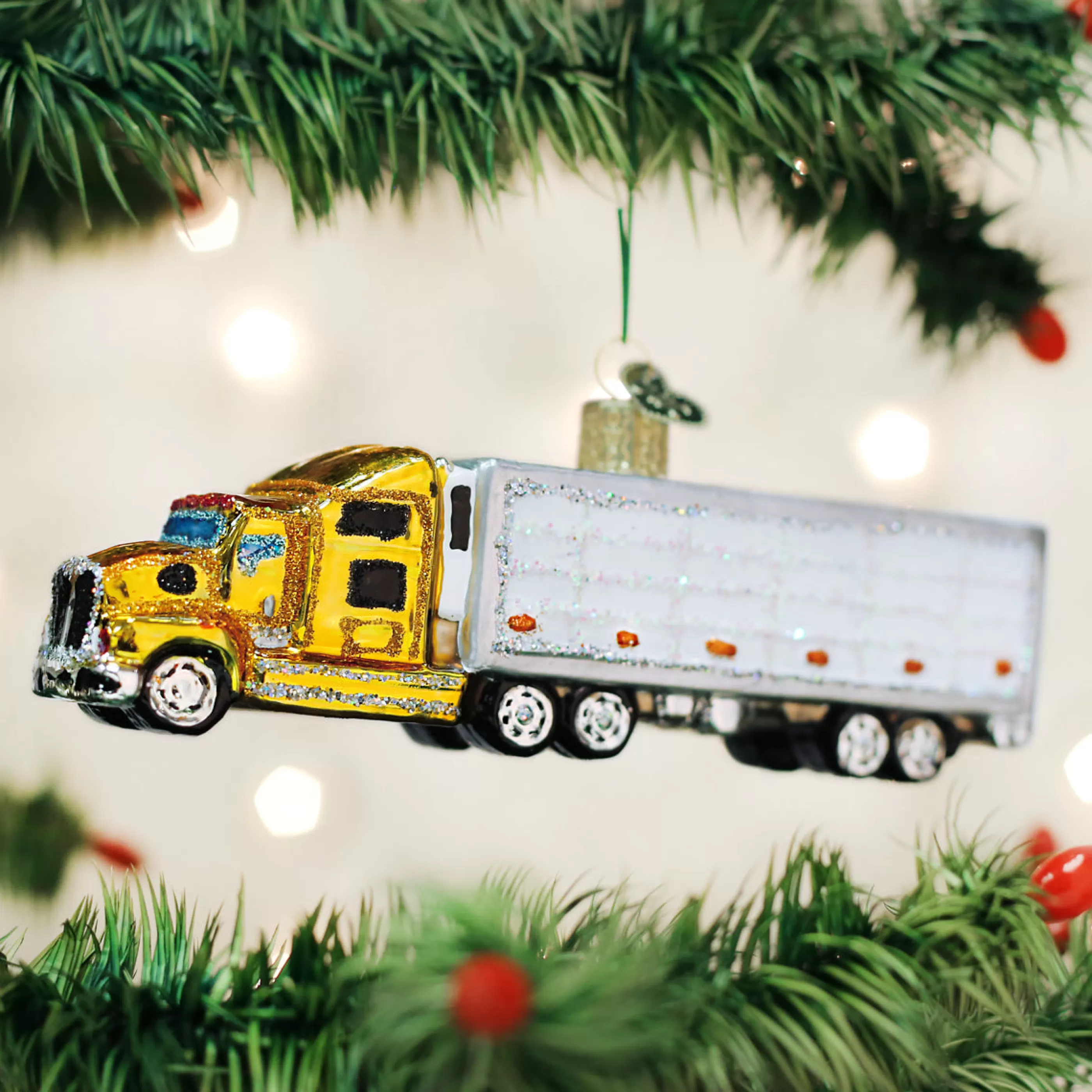 Kasa World Ltd Semi Truck Ornament