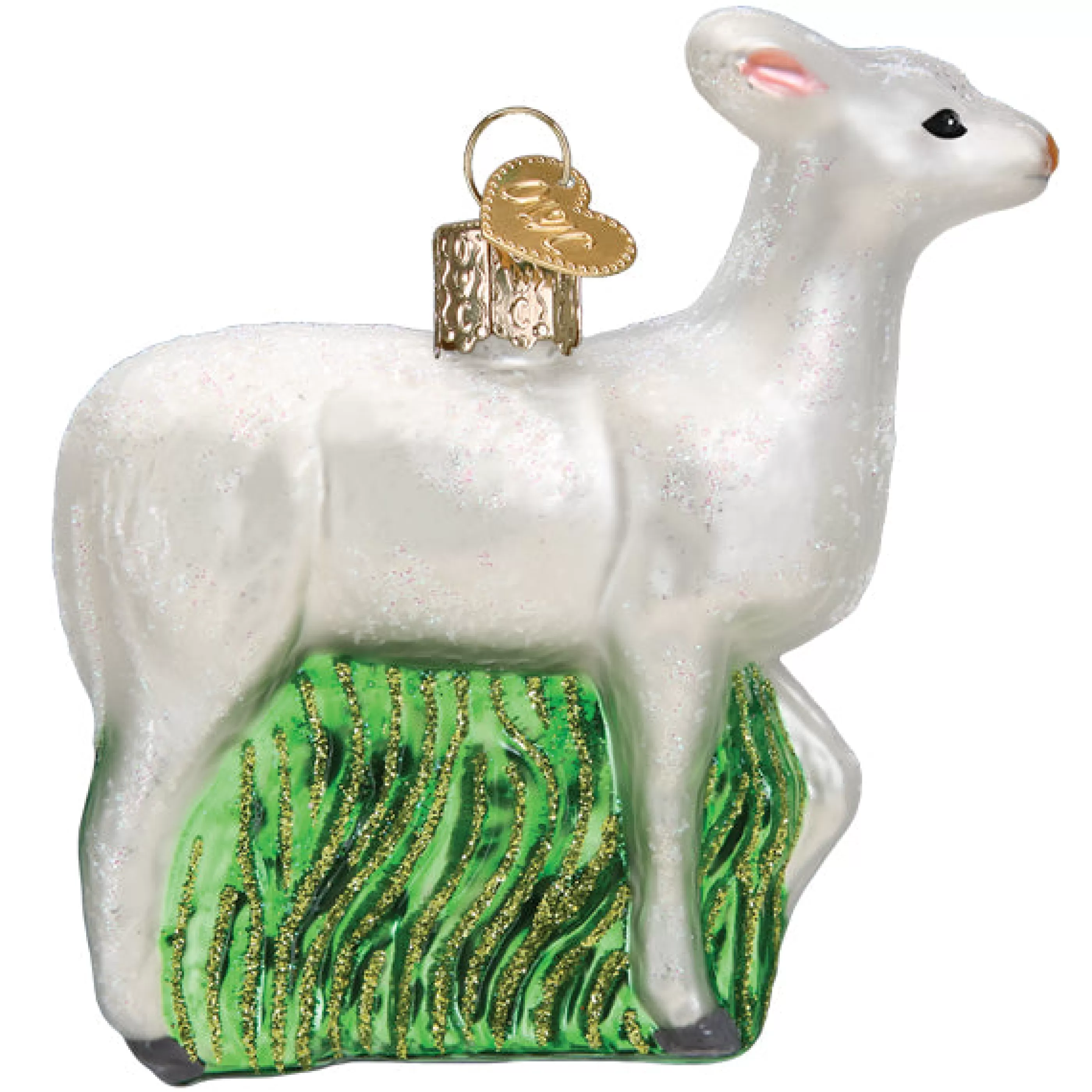 EAST WEST Seneca White Deer Ornament