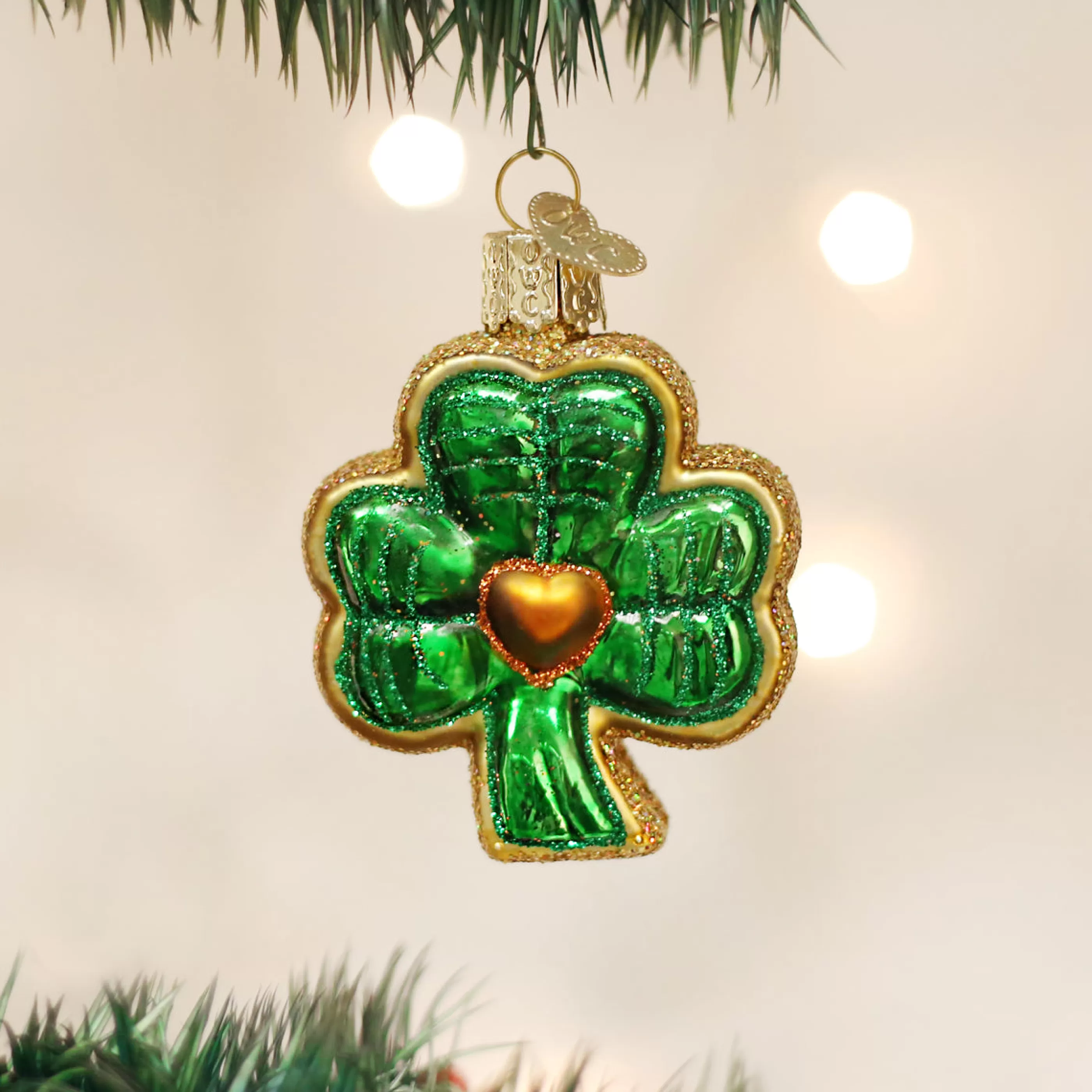 Kasa World Ltd Shamrock Ornament