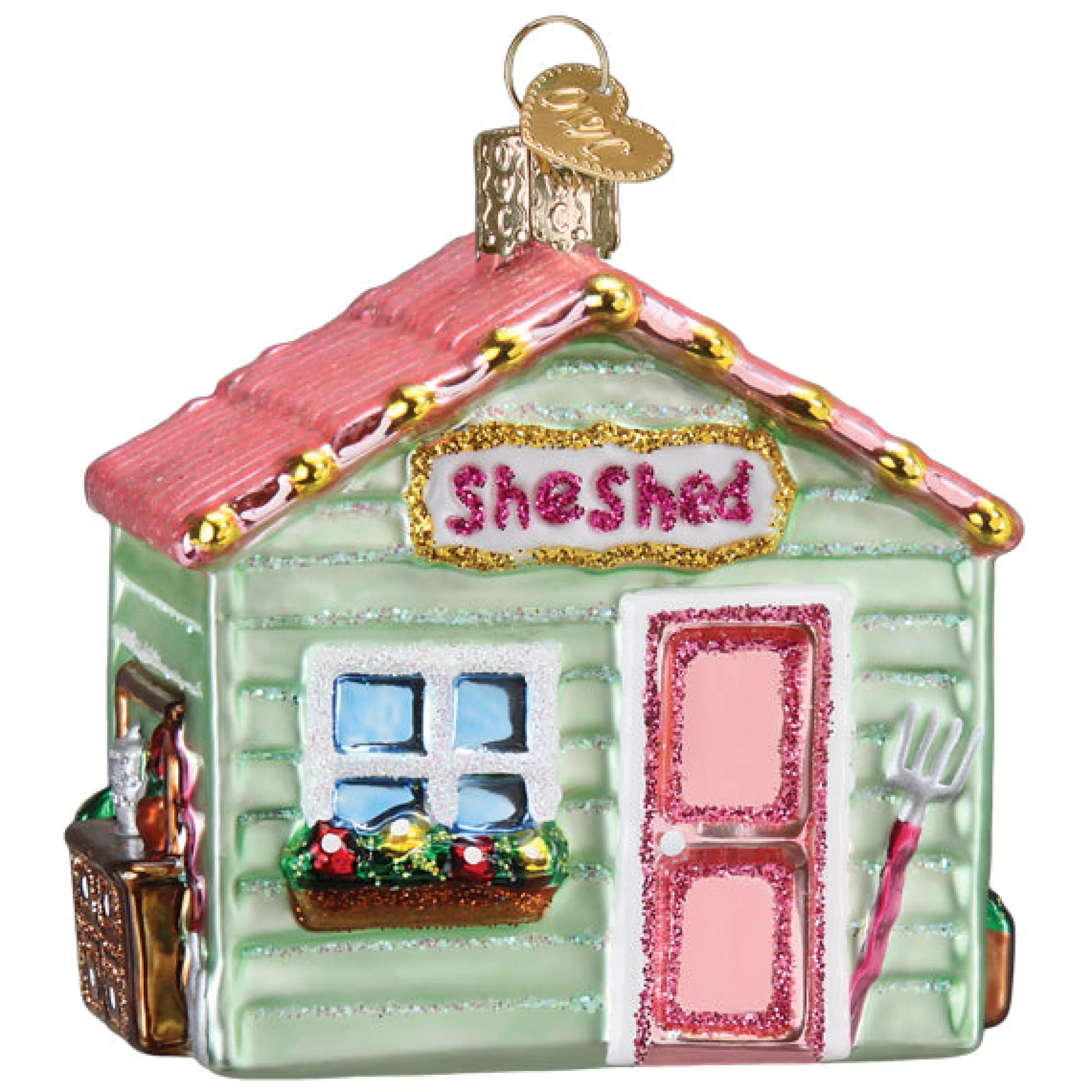 EAST WEST She Shed Ornament