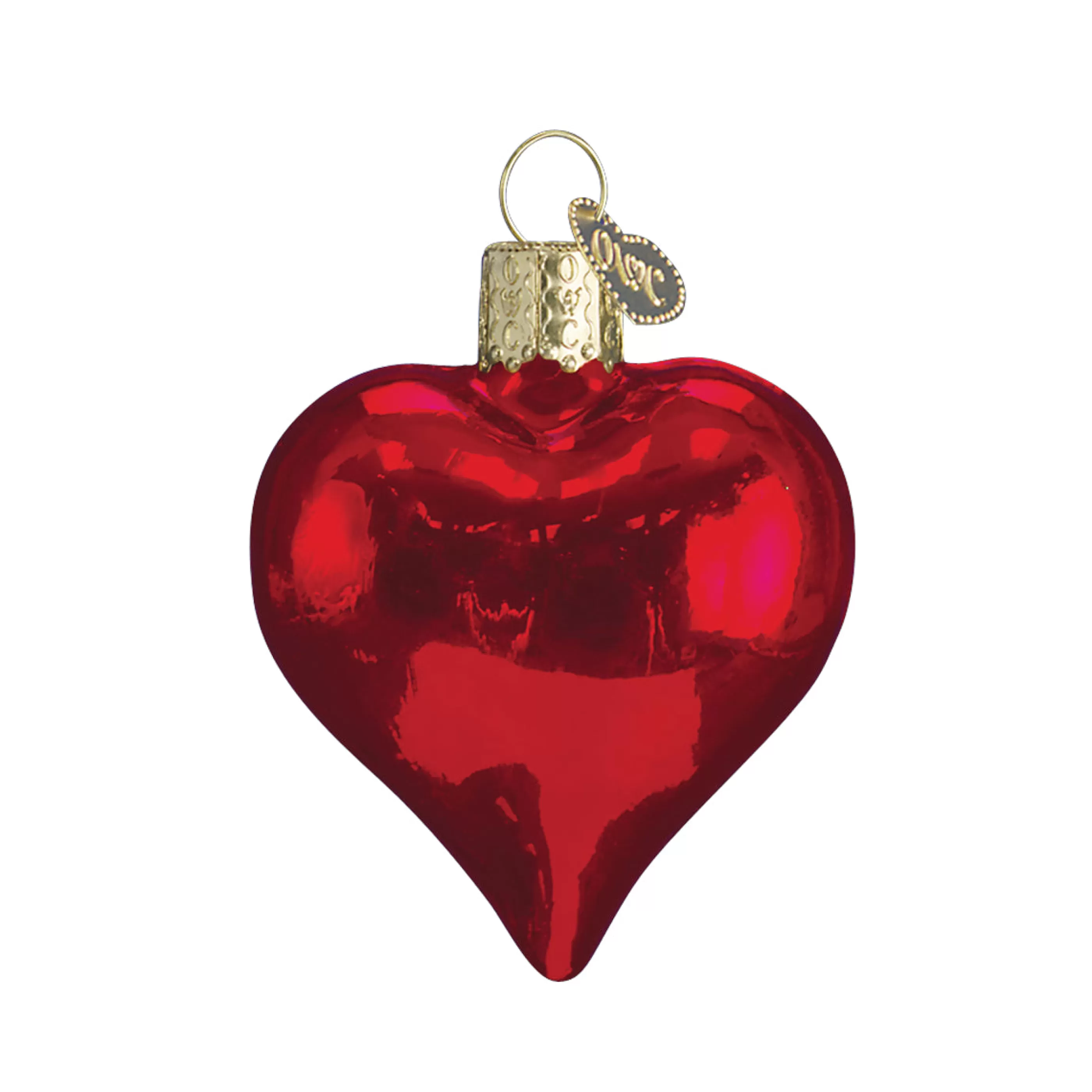 Kasa World Ltd Shiny Red Heart Ornament