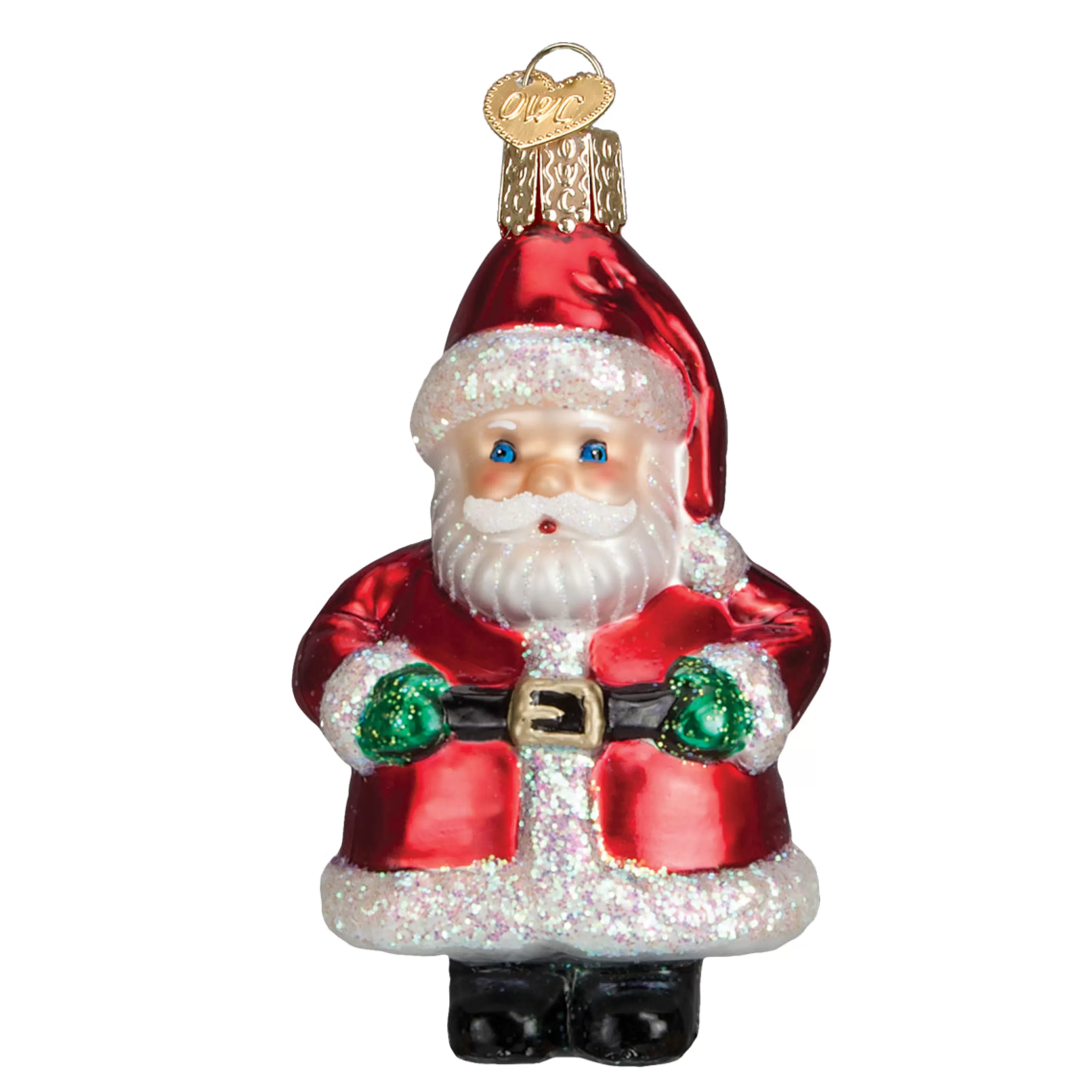 Kasa World Ltd Short Stuff Santa Ornament