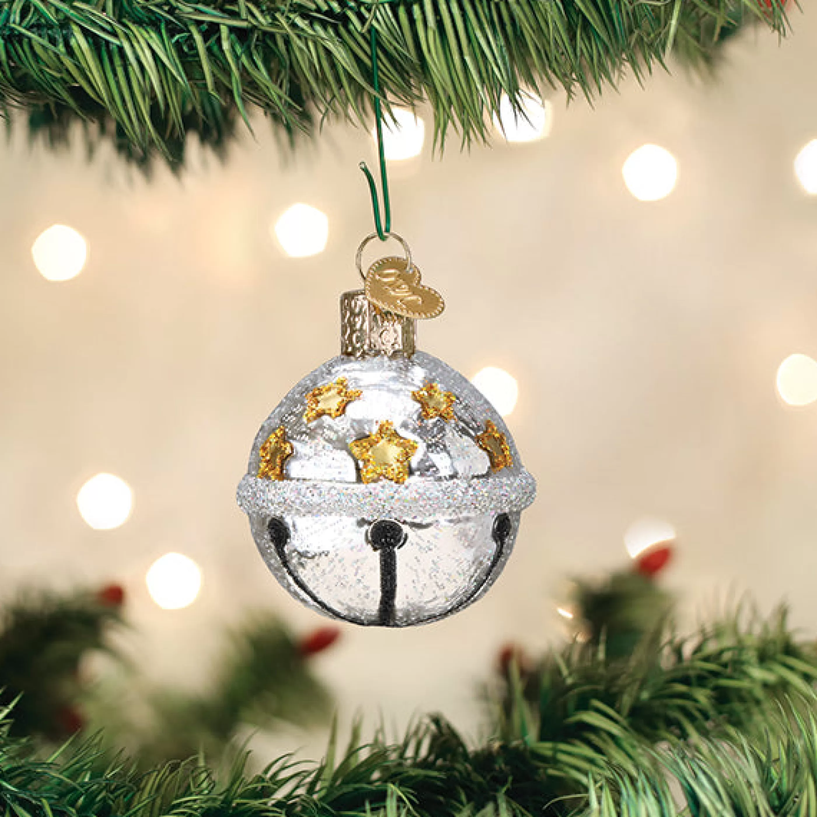 Kasa World Ltd Silver Jingle Bell Ornament