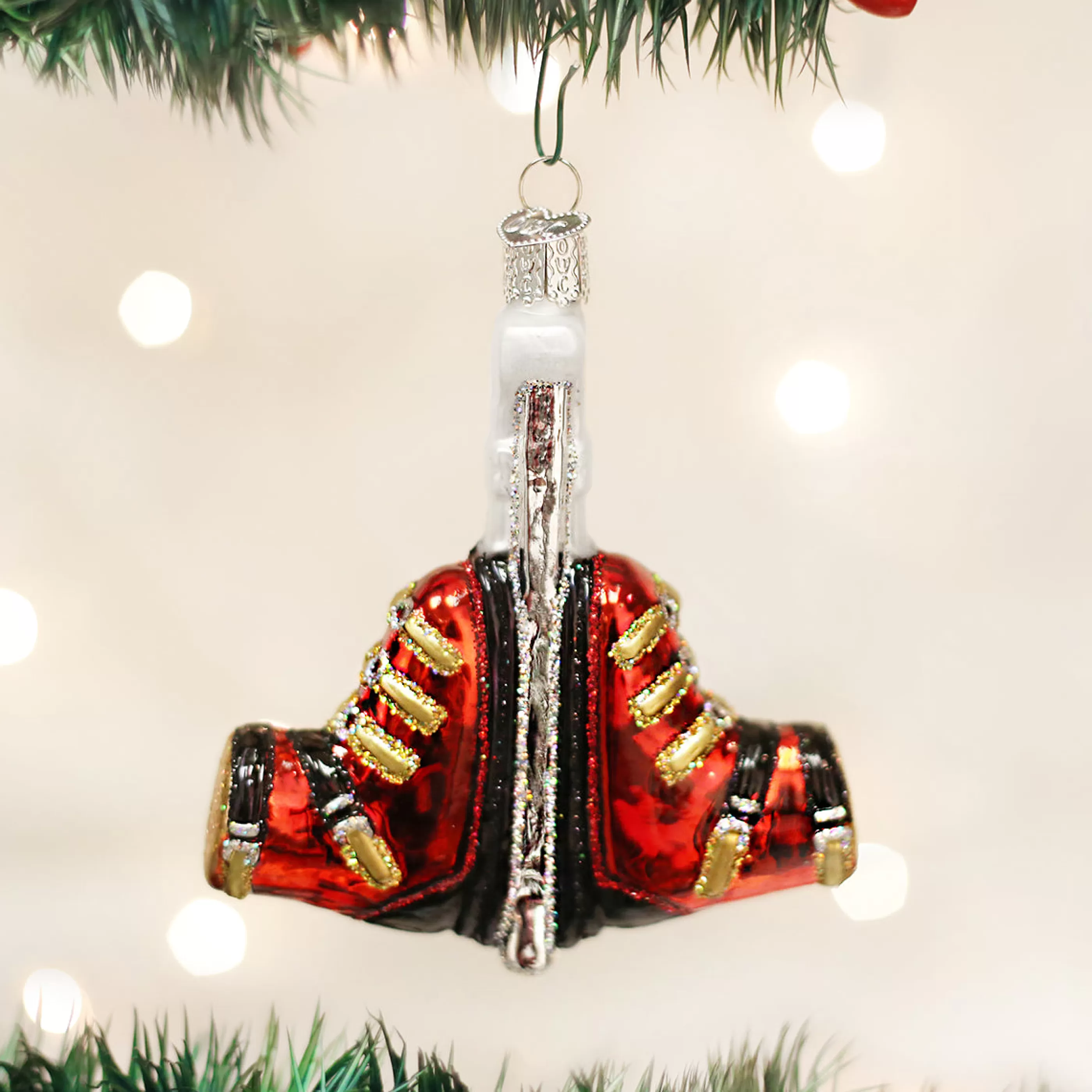 EAST WEST Ski Boots Ornament