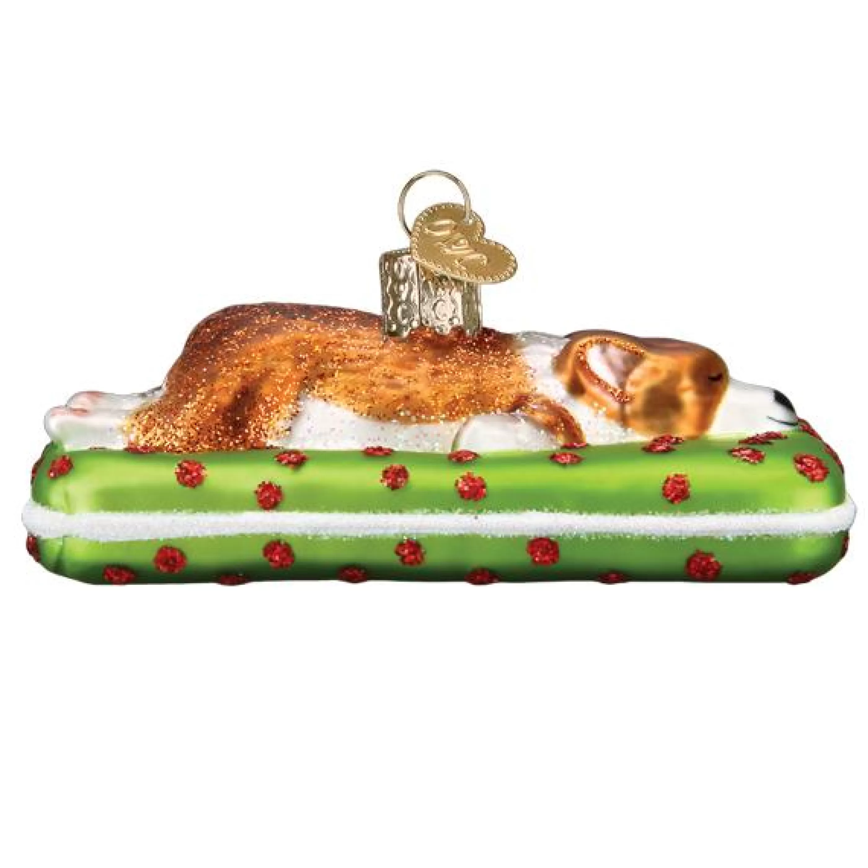 EAST WEST Sleepy Corgi Ornament