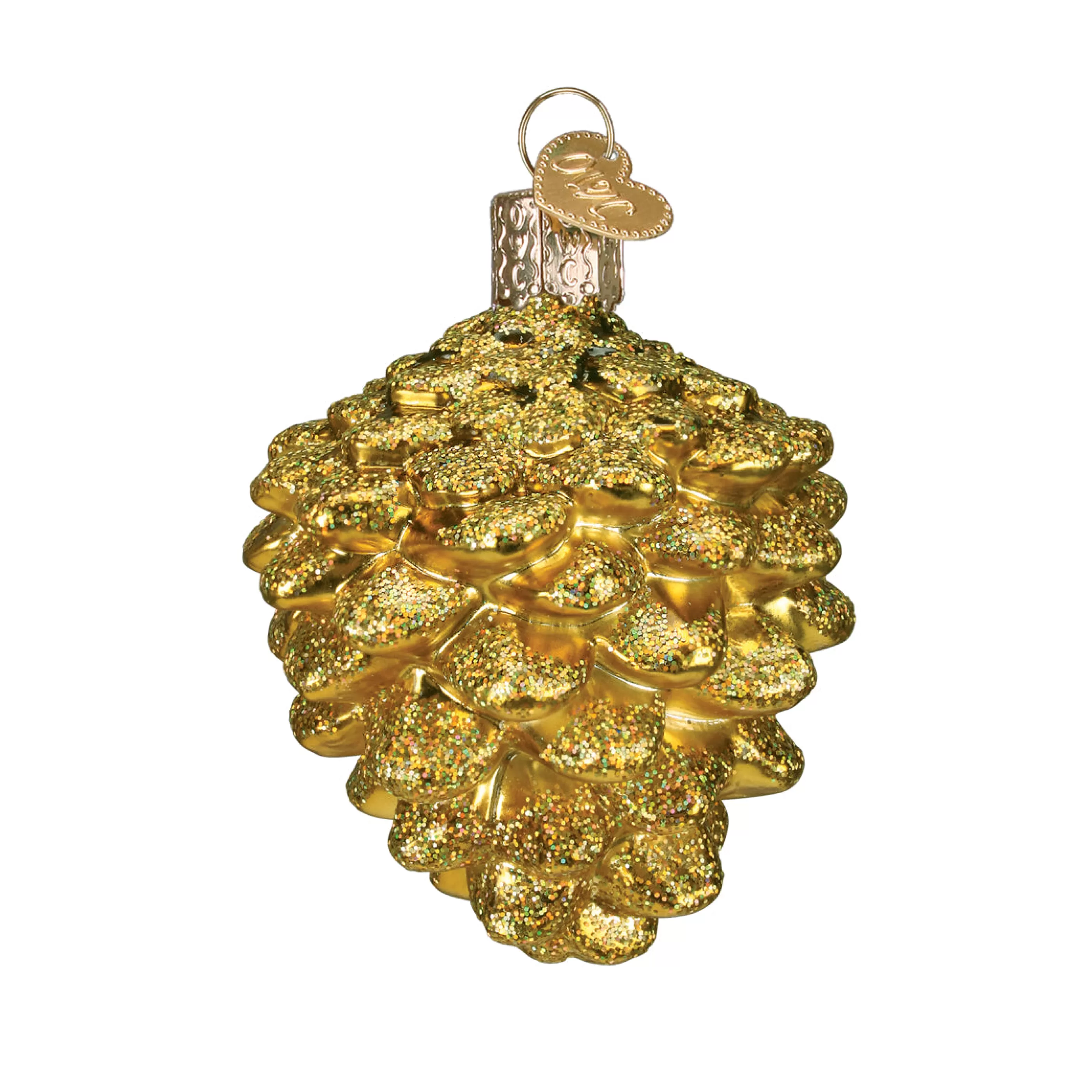 Kasa World Ltd Small Gold Pine Cone