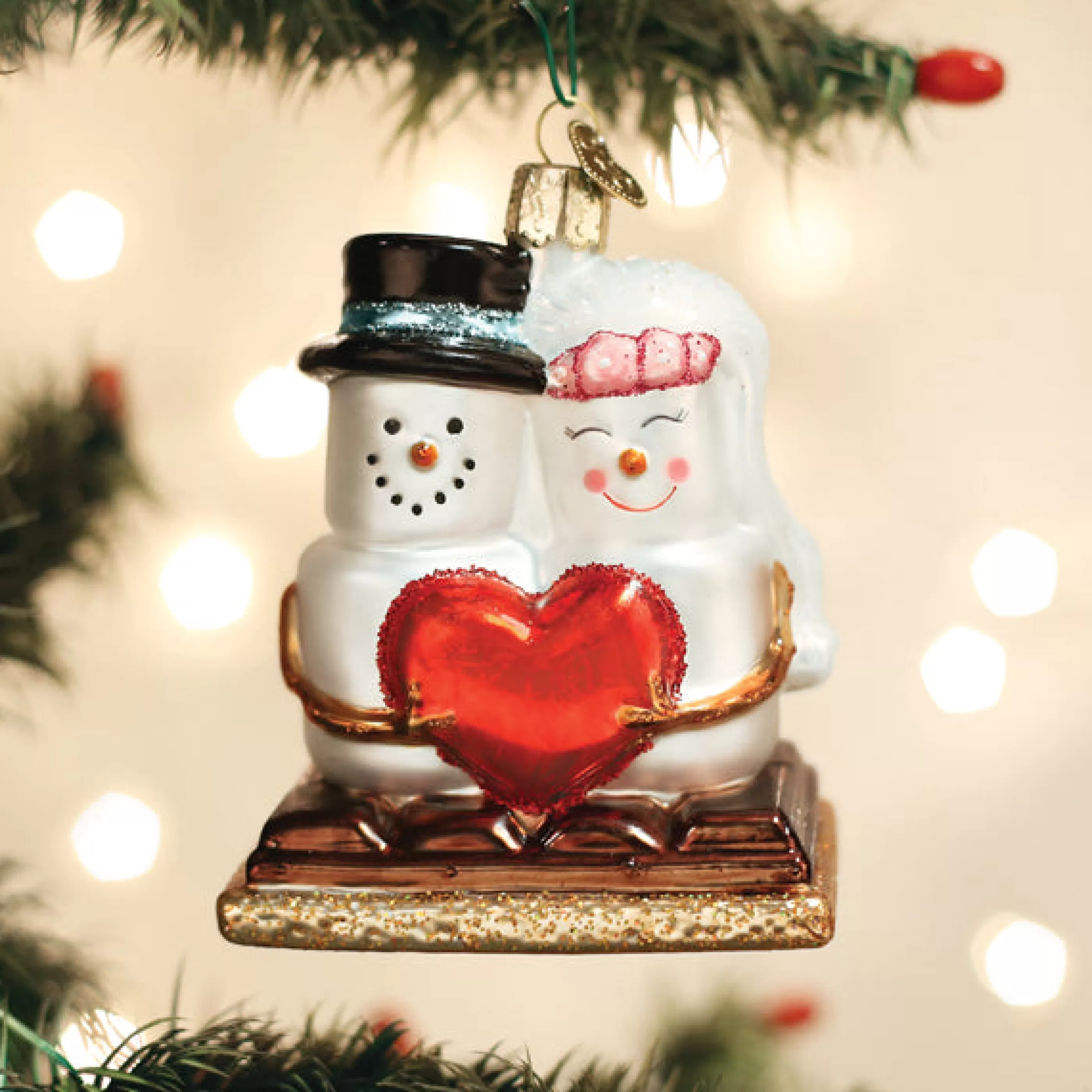 EAST WEST S'Mores In-Love Ornament