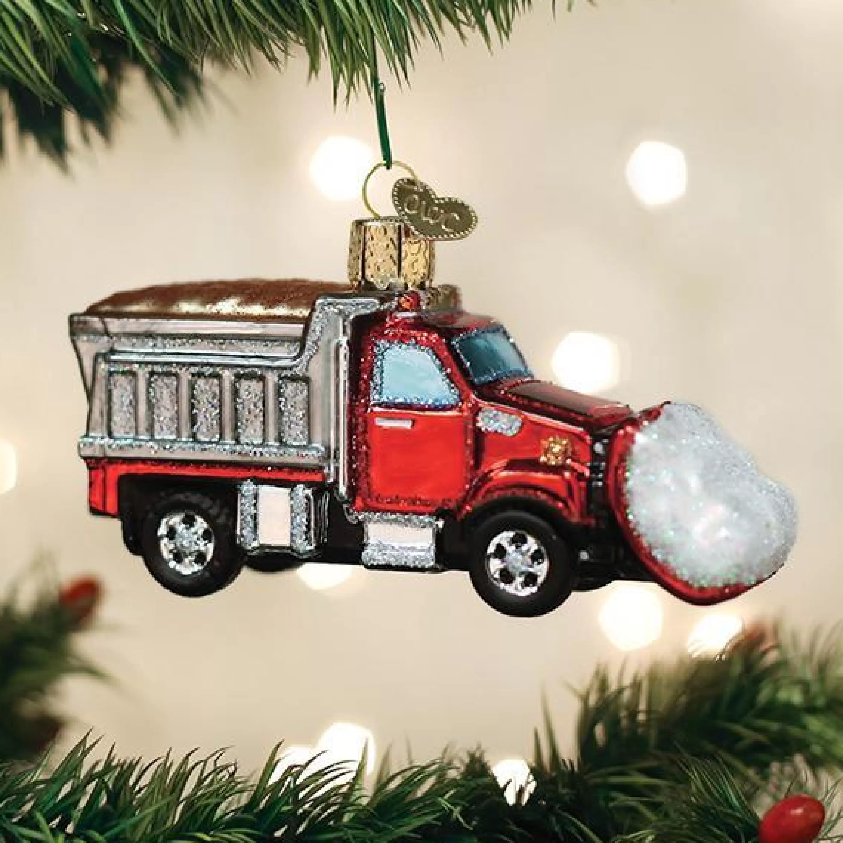 EAST WEST Snow Plow Ornament