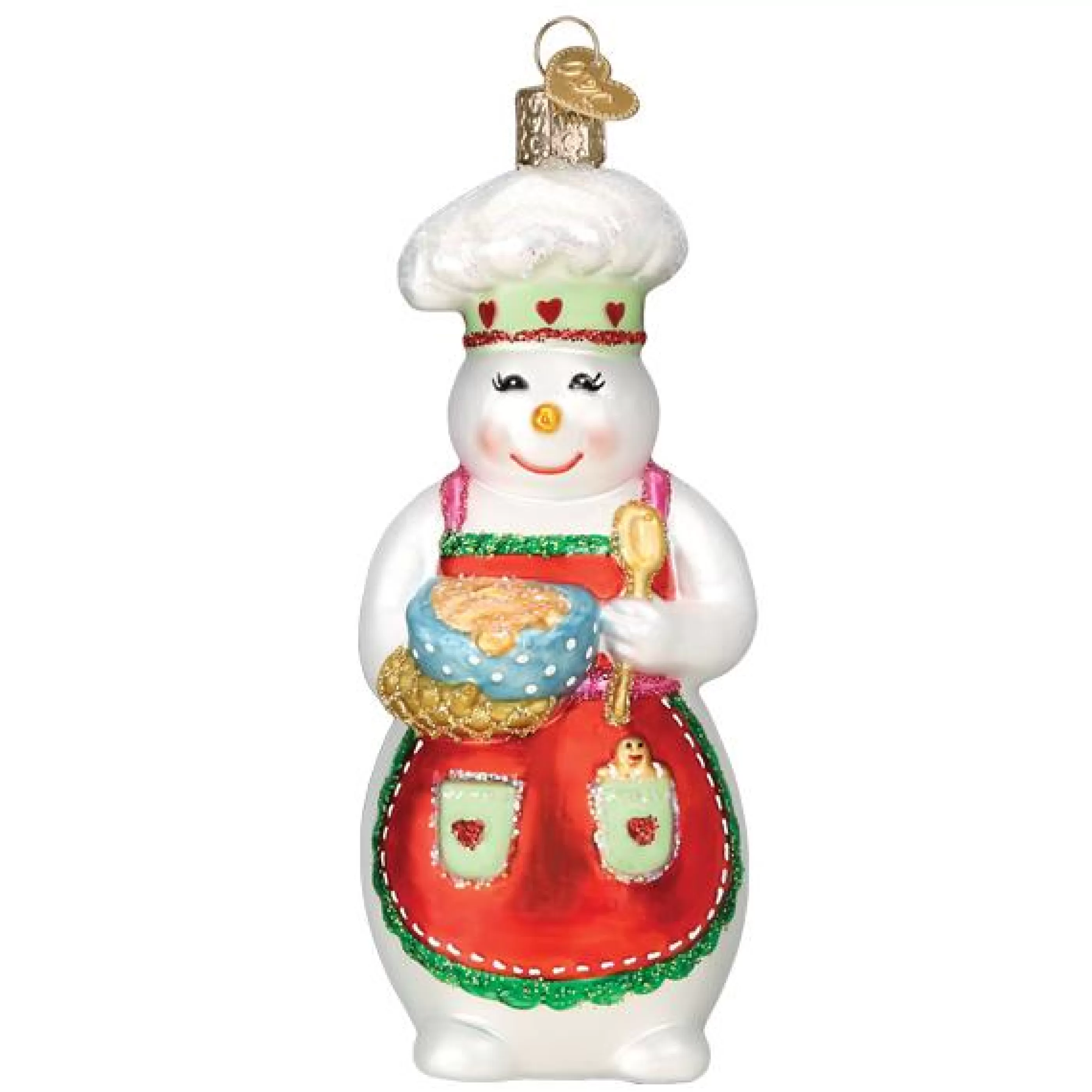 Kasa World Ltd Snow Woman Chef Ornament