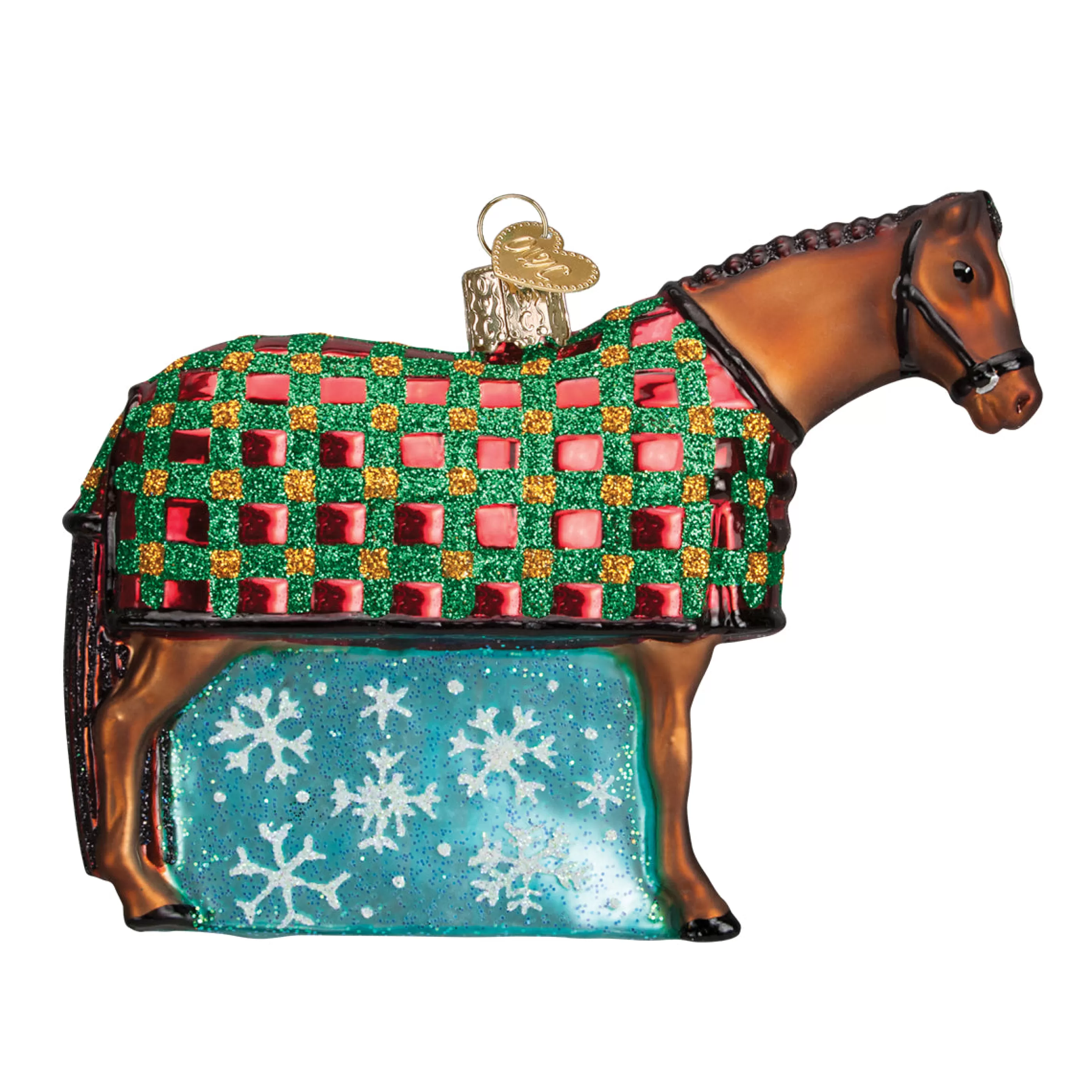 Kasa World Ltd Snowflake Horse Ornament