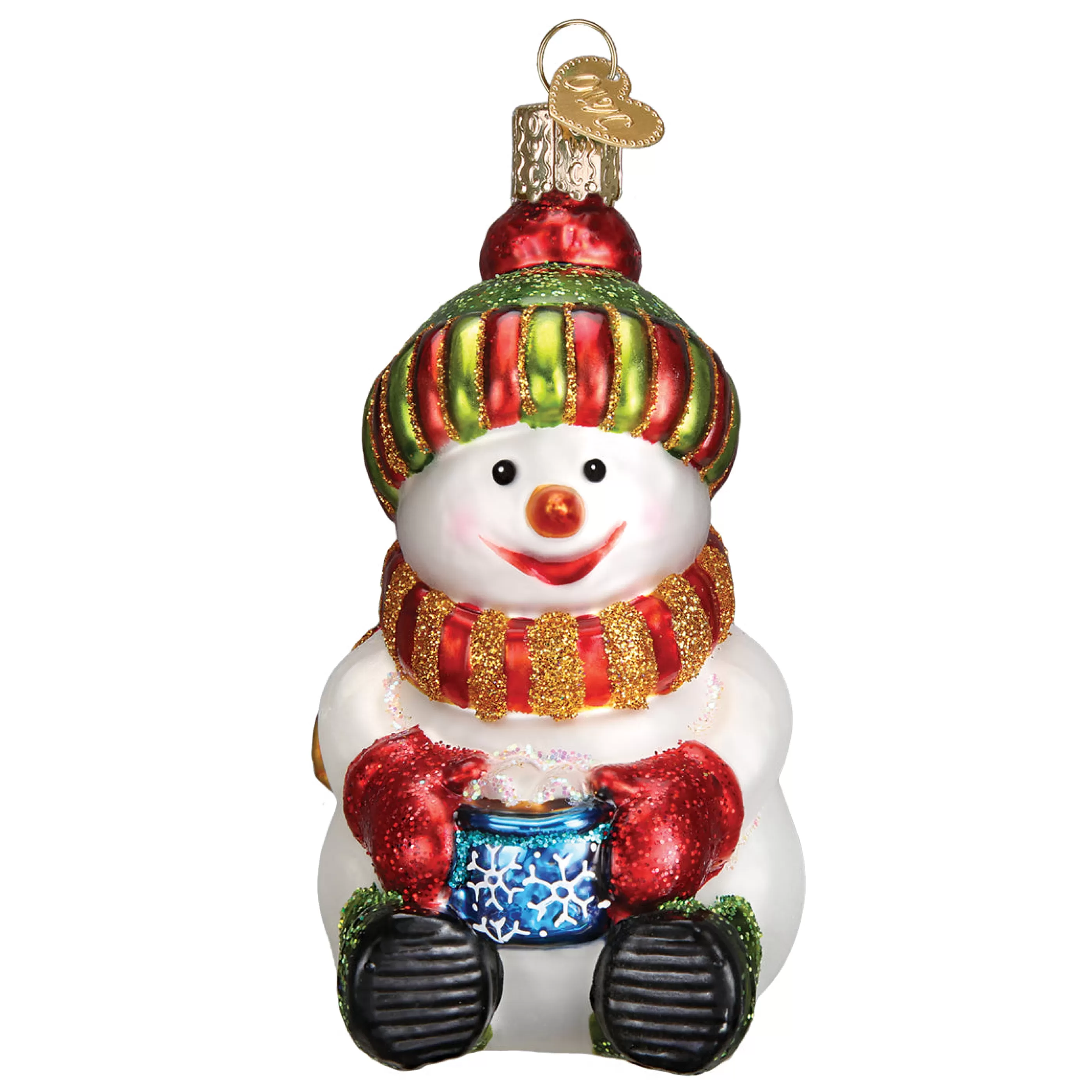 Kasa World Ltd Snowman With Cocoa Ornament