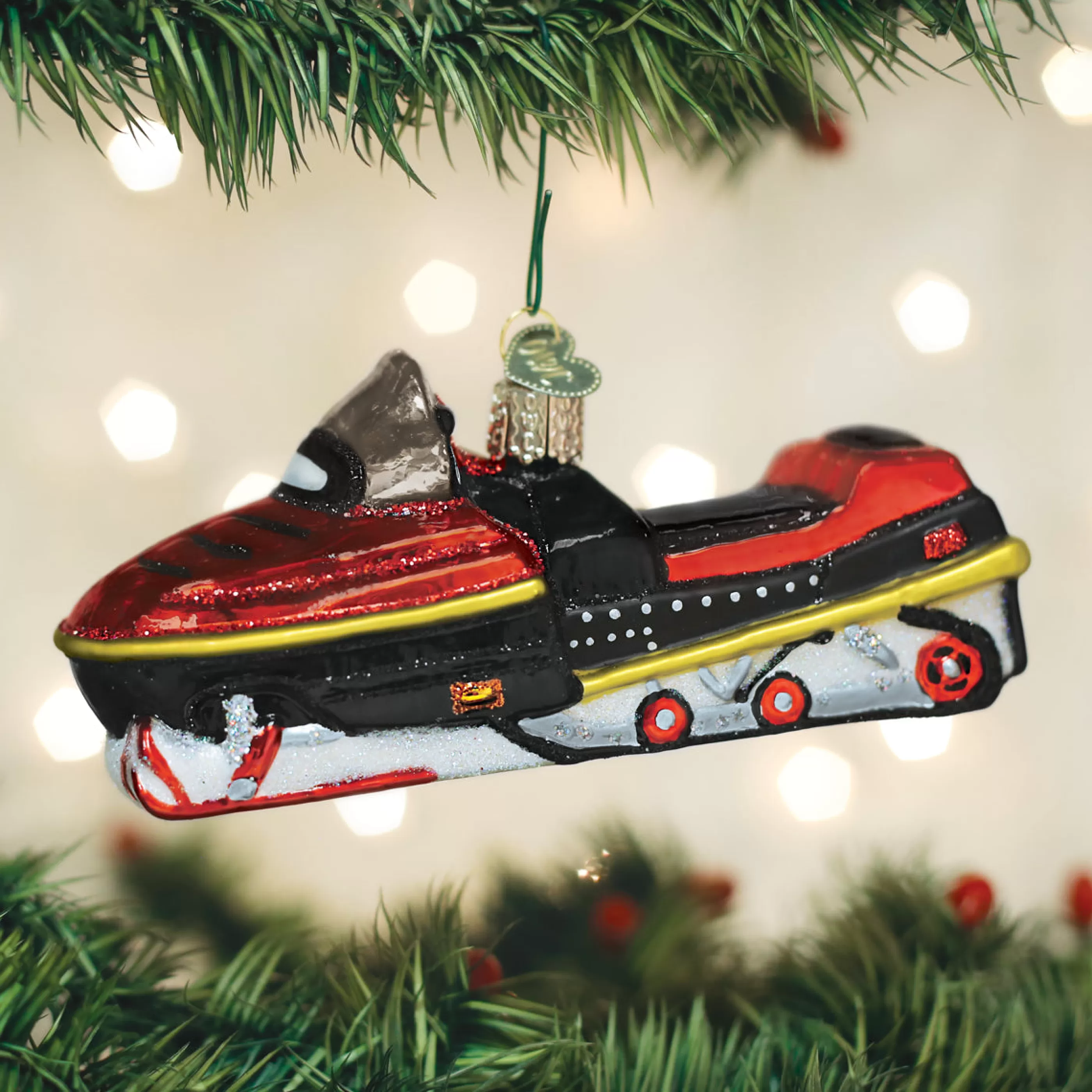 EAST WEST Snowmobile Ornament