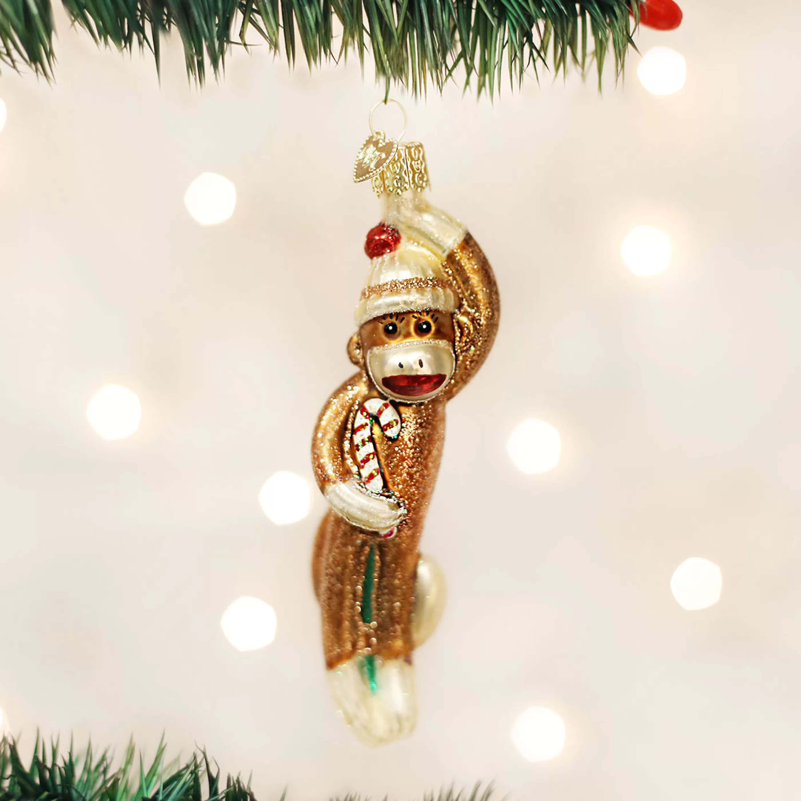 Kasa World Ltd Sock Monkey Ornament