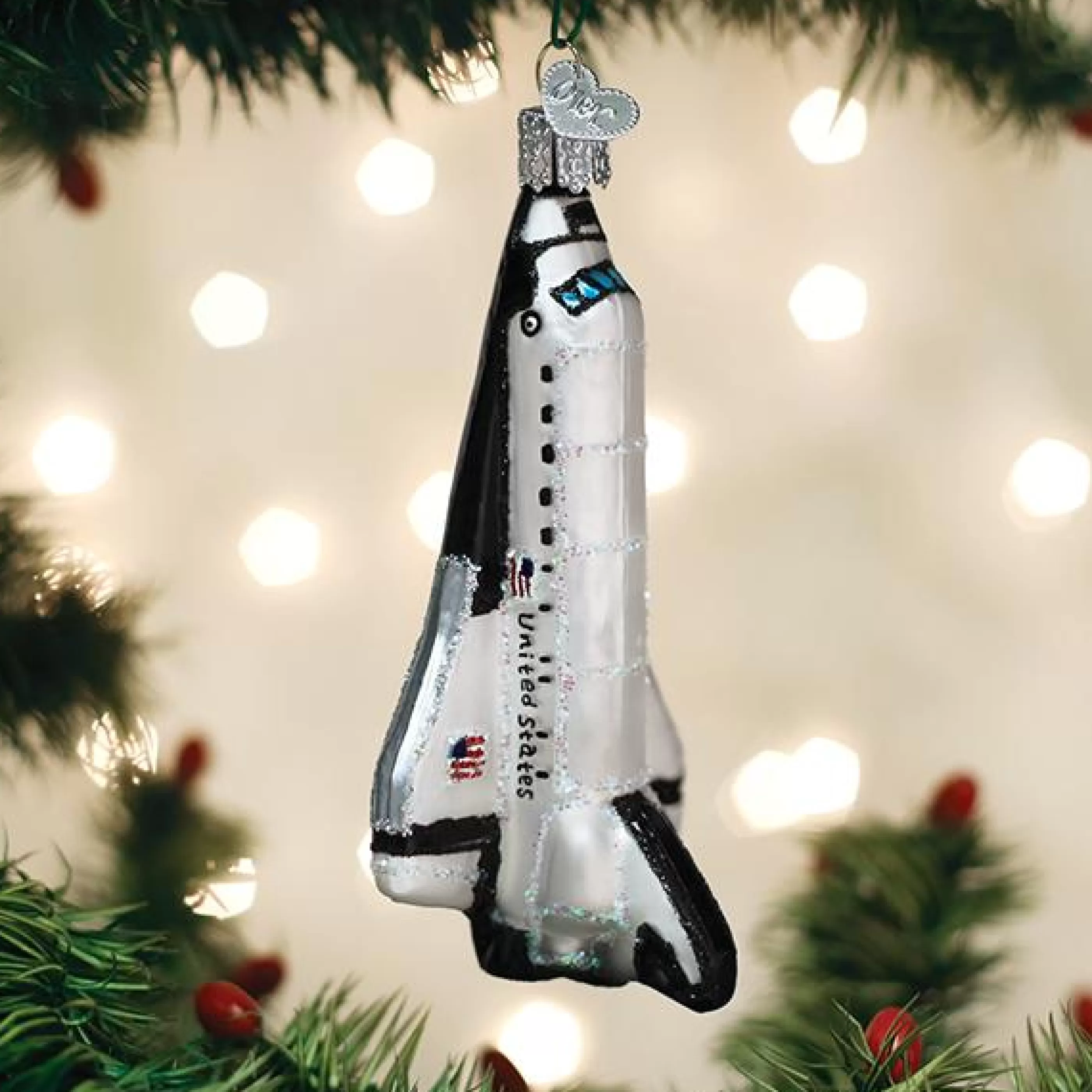 EAST WEST Space Shuttle Ornament