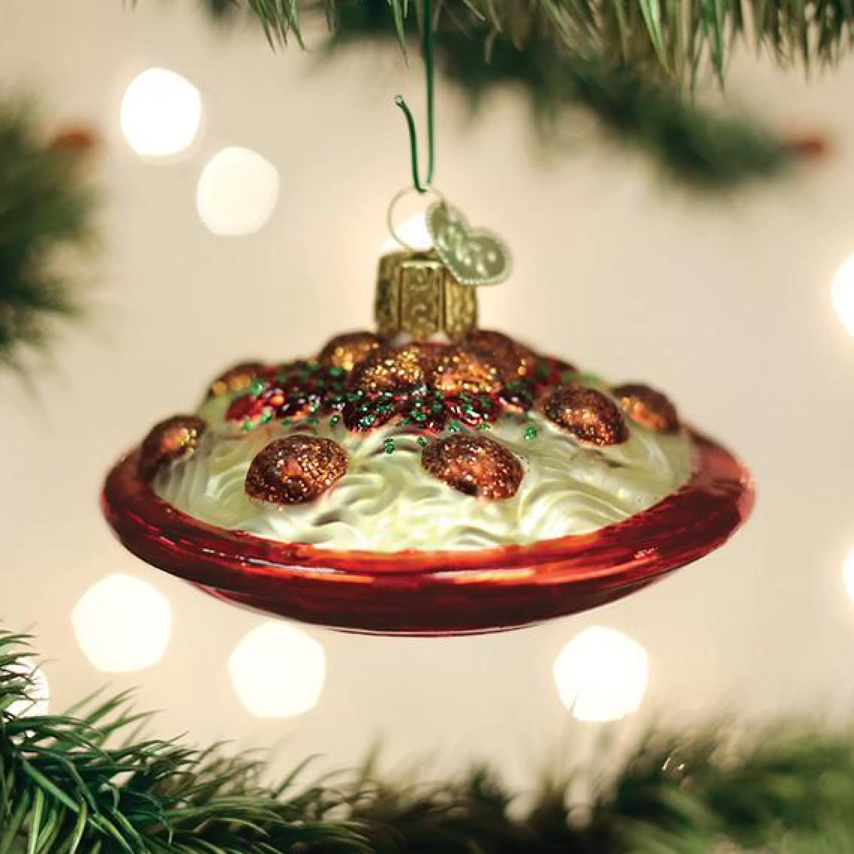 EAST WEST Spaghetti And Meatballs Ornament