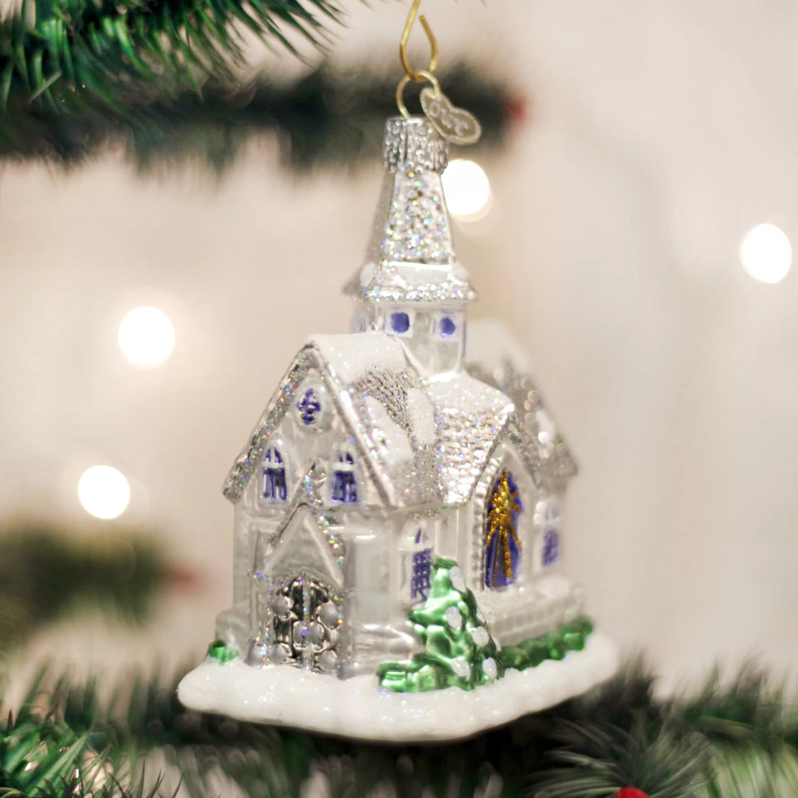 Kasa World Ltd Sparkling Cathedral Ornament