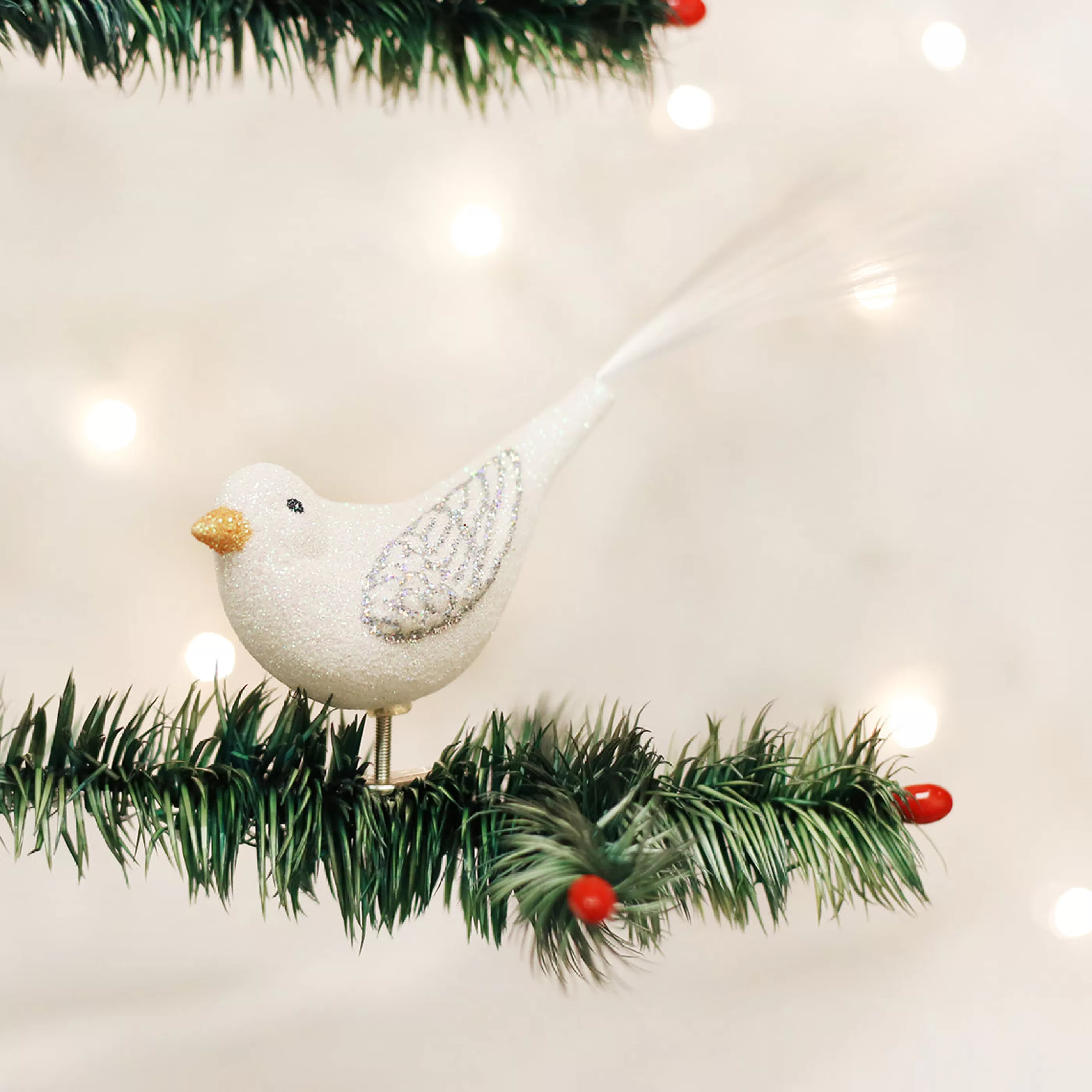 Kasa World Ltd Sparkling Snowbird Ornament