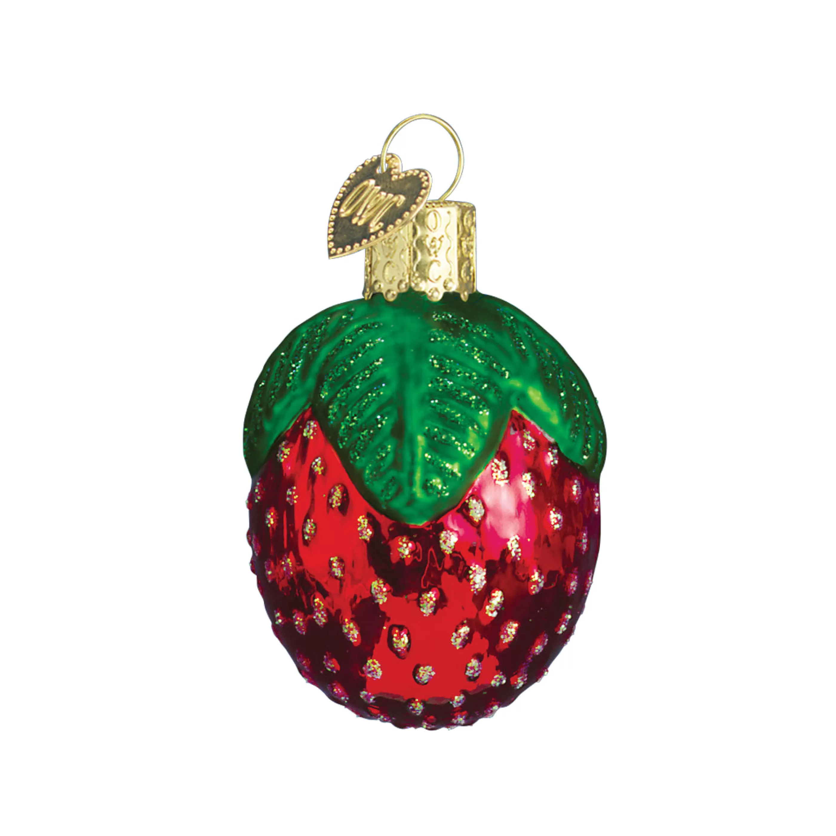 Kasa World Ltd Sparkling Strawberry Ornament