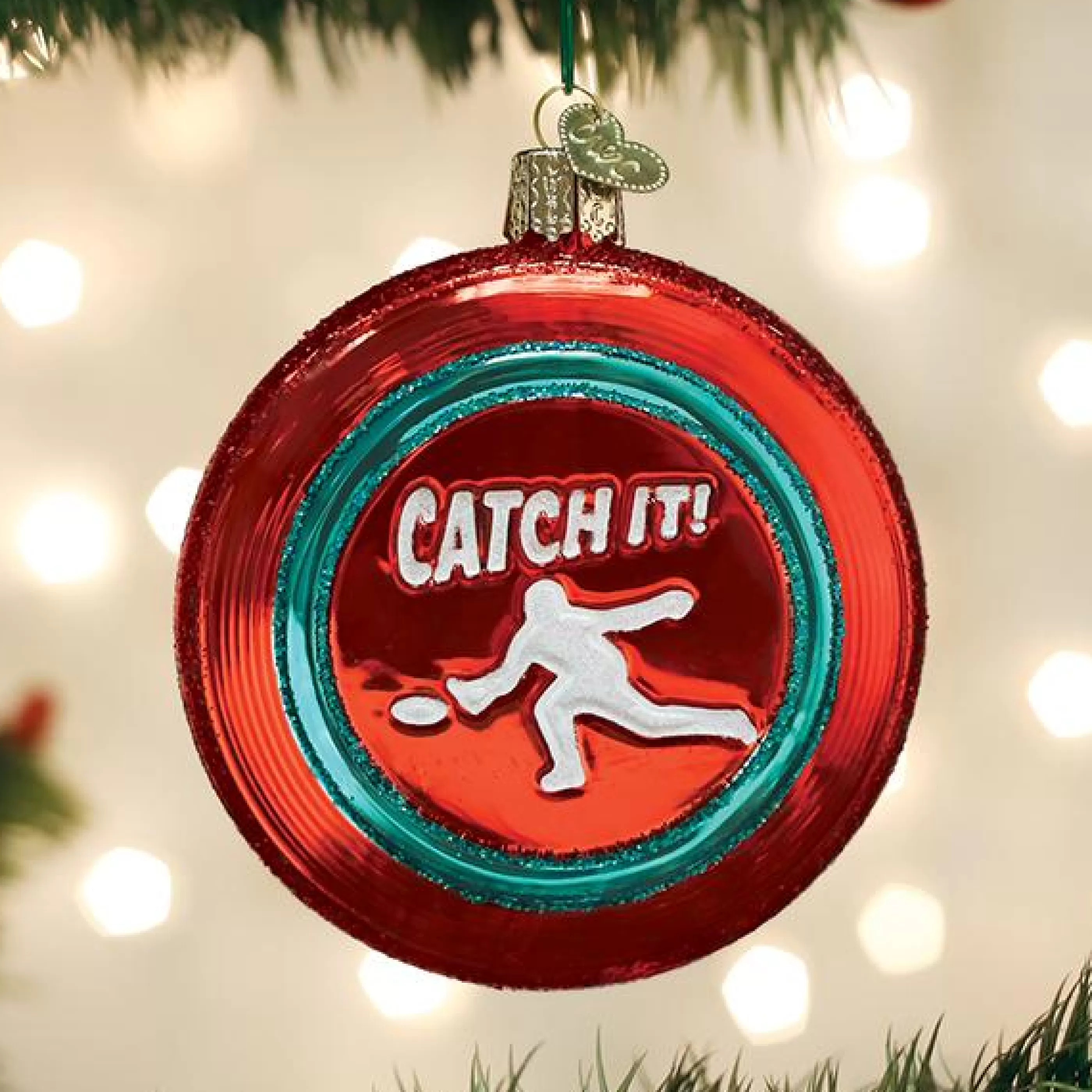 EAST WEST Sports Disc Ornament