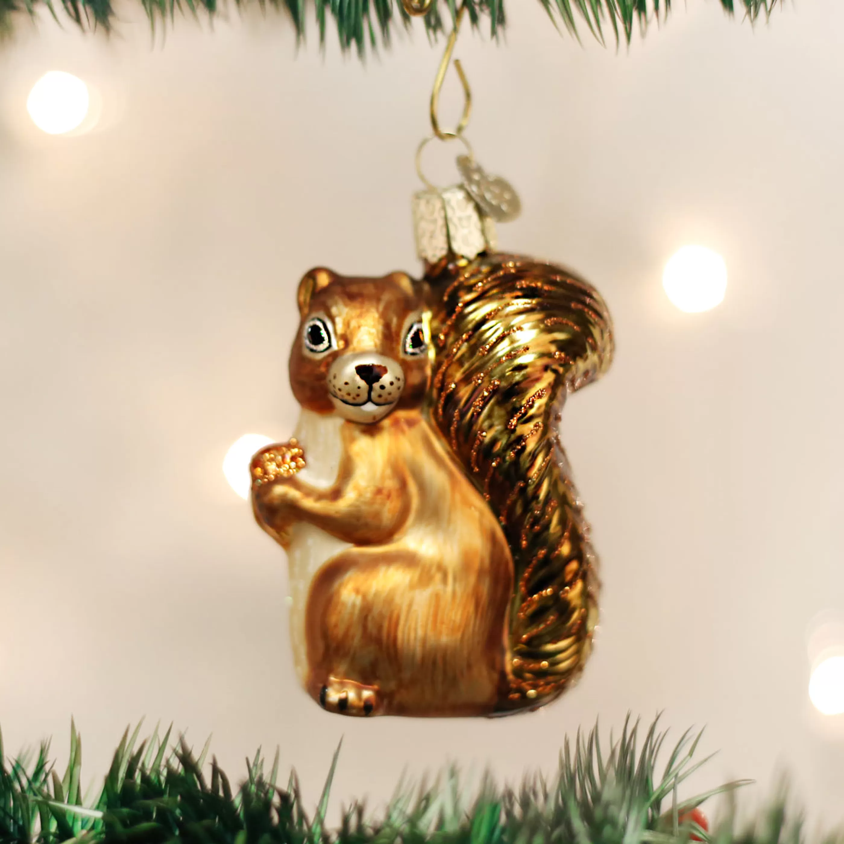 EAST WEST Squirrel Ornament