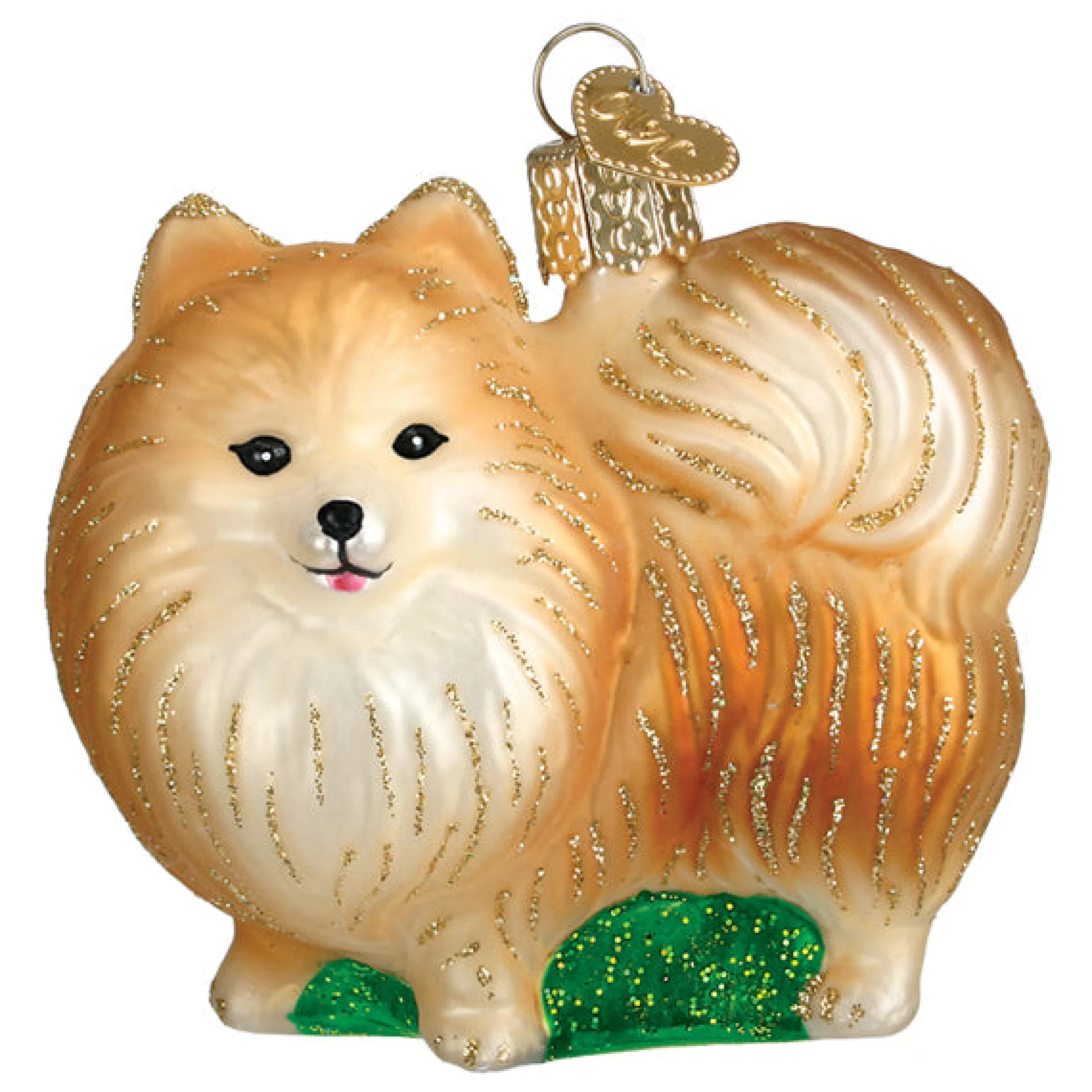 EAST WEST Standing Pomeranian Ornament