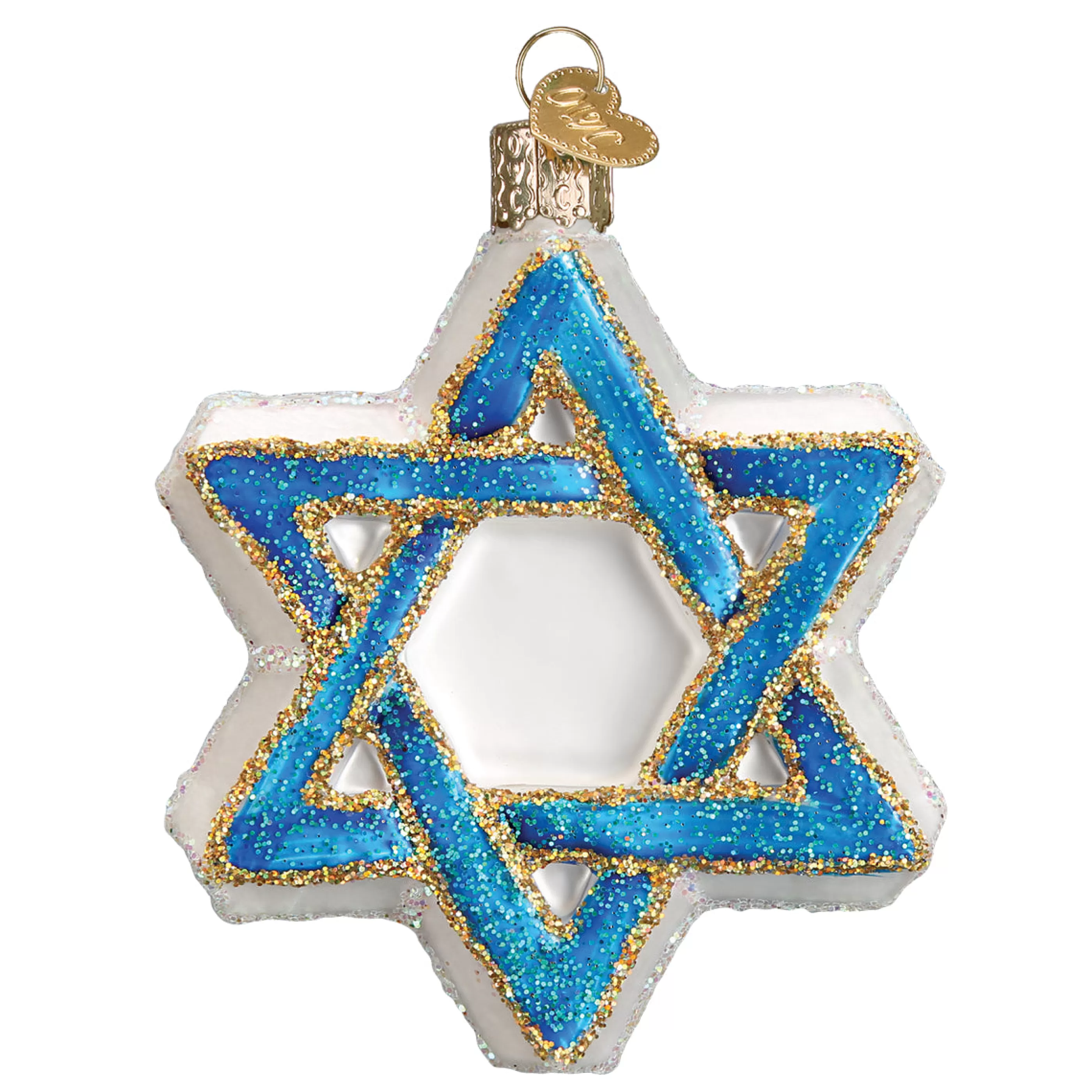 EAST WEST Star Of David Ornament