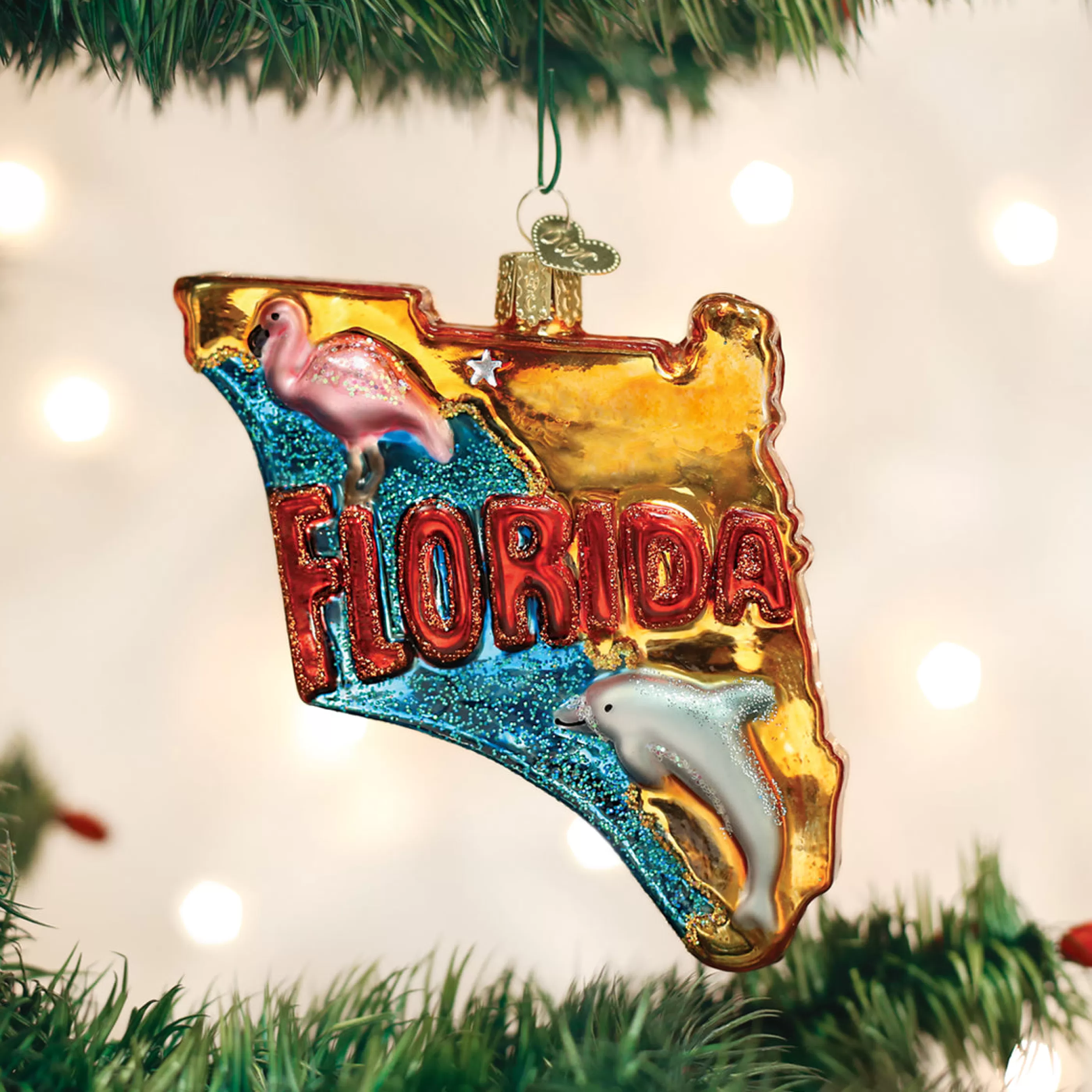 Kasa World Ltd State Of Florida Ornament