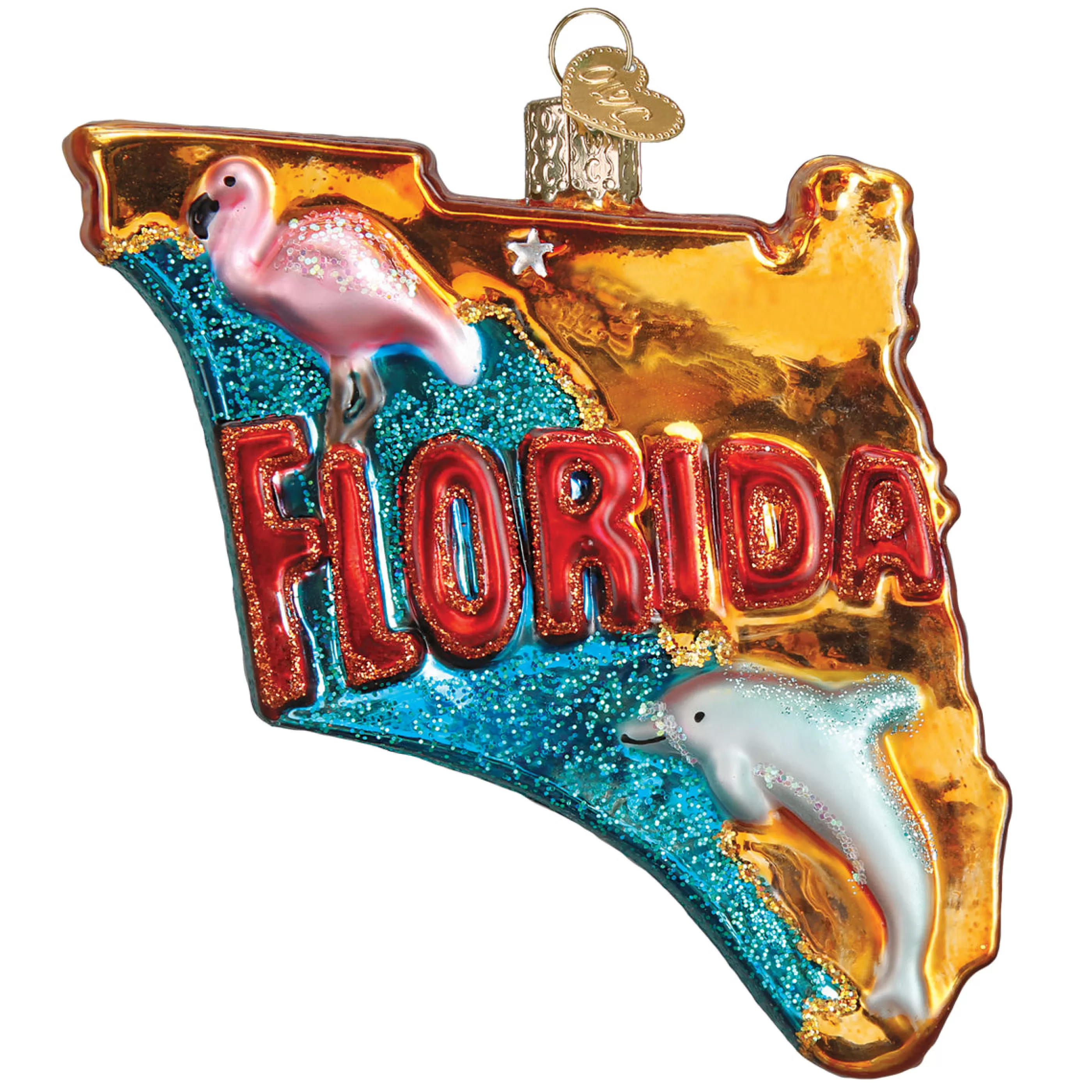 Kasa World Ltd State Of Florida Ornament