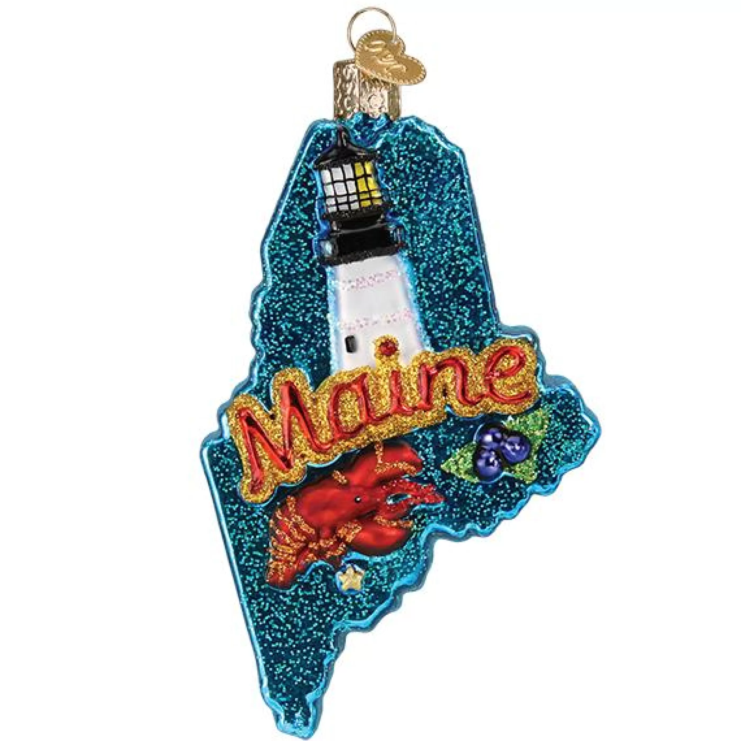 Kasa World Ltd State Of Maine Ornament