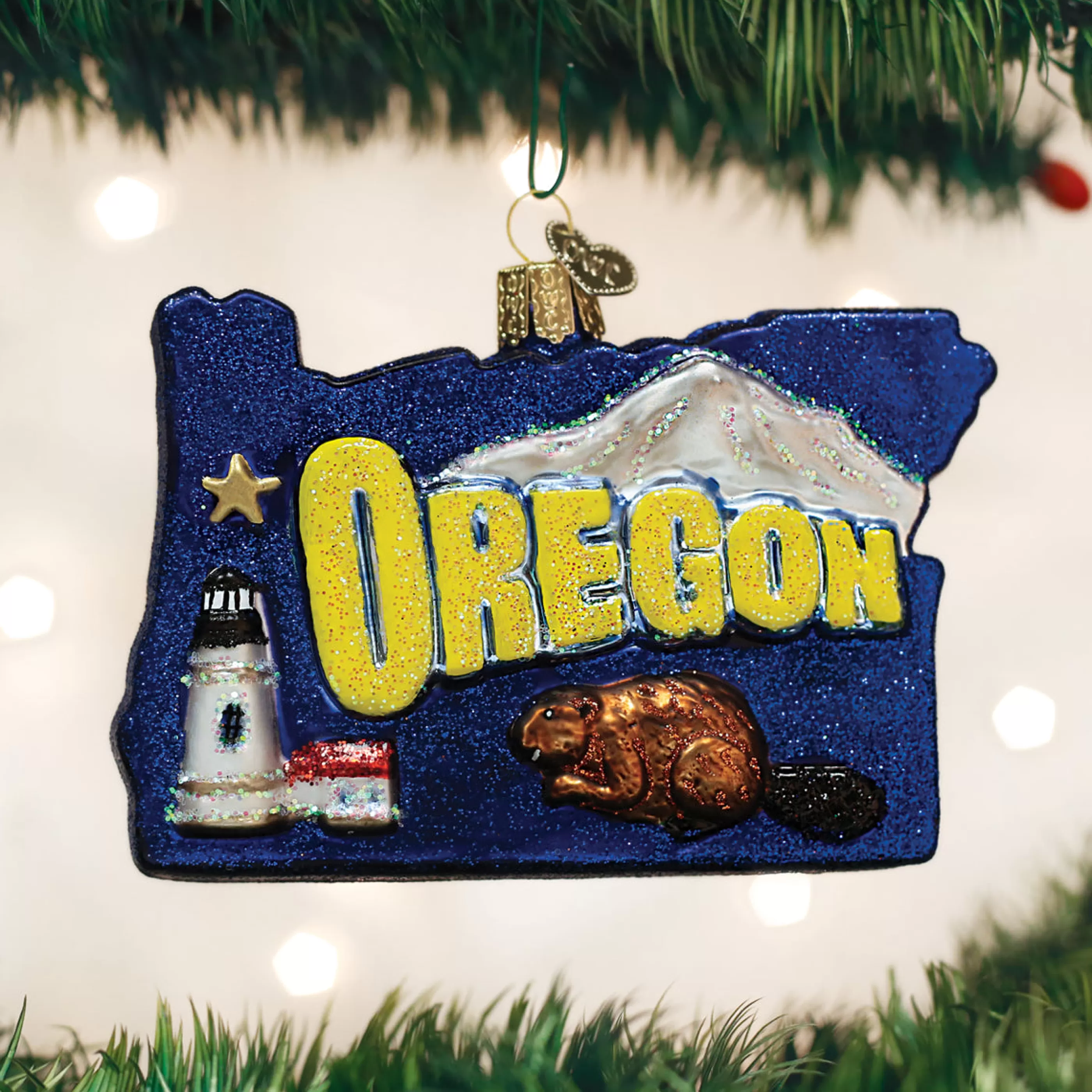 Kasa World Ltd State Of Oregon Ornament