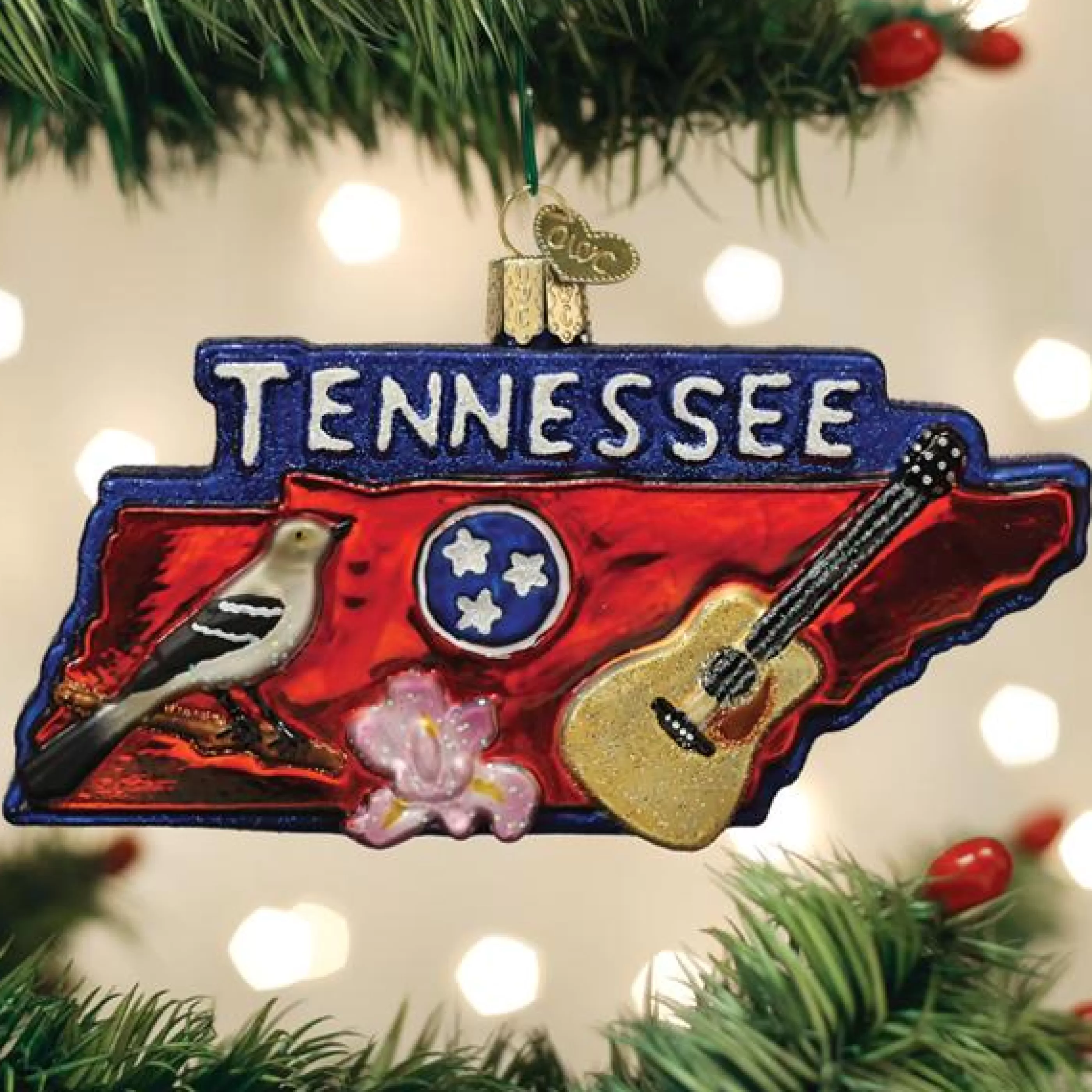 Kasa World Ltd State Of Tennessee Ornament