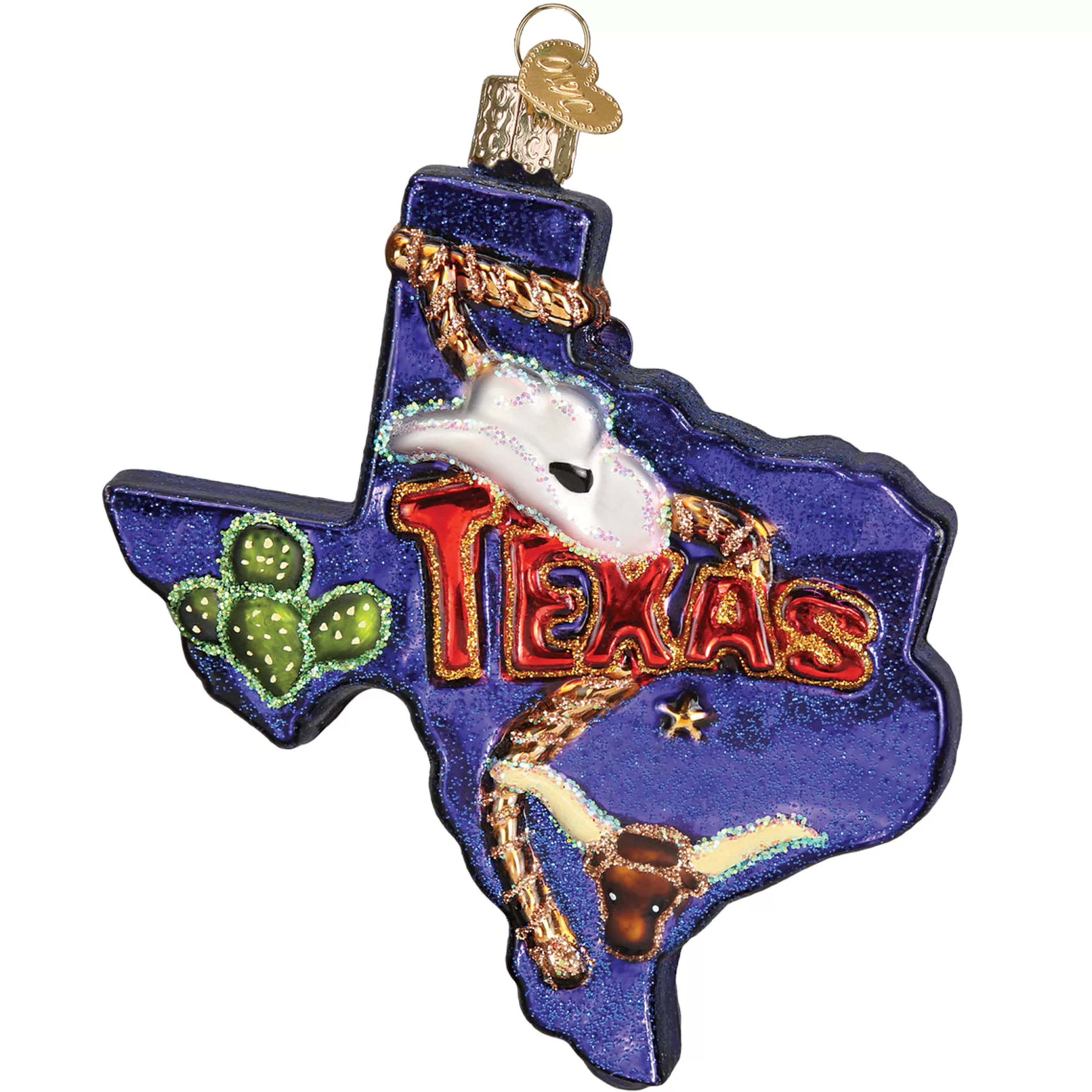 EAST WEST State Of Texas Ornament