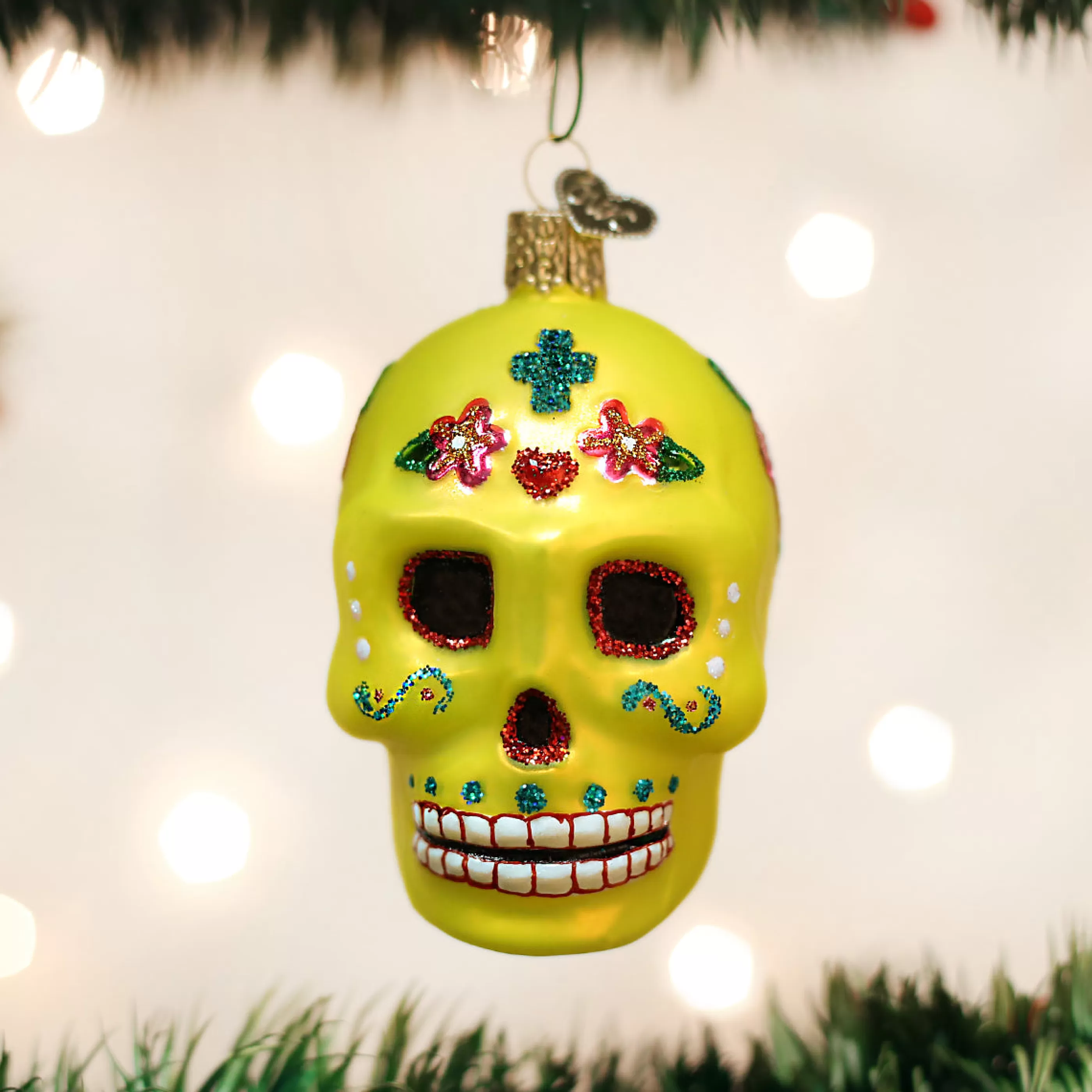 Kasa World Ltd Sugar Skull Ornament