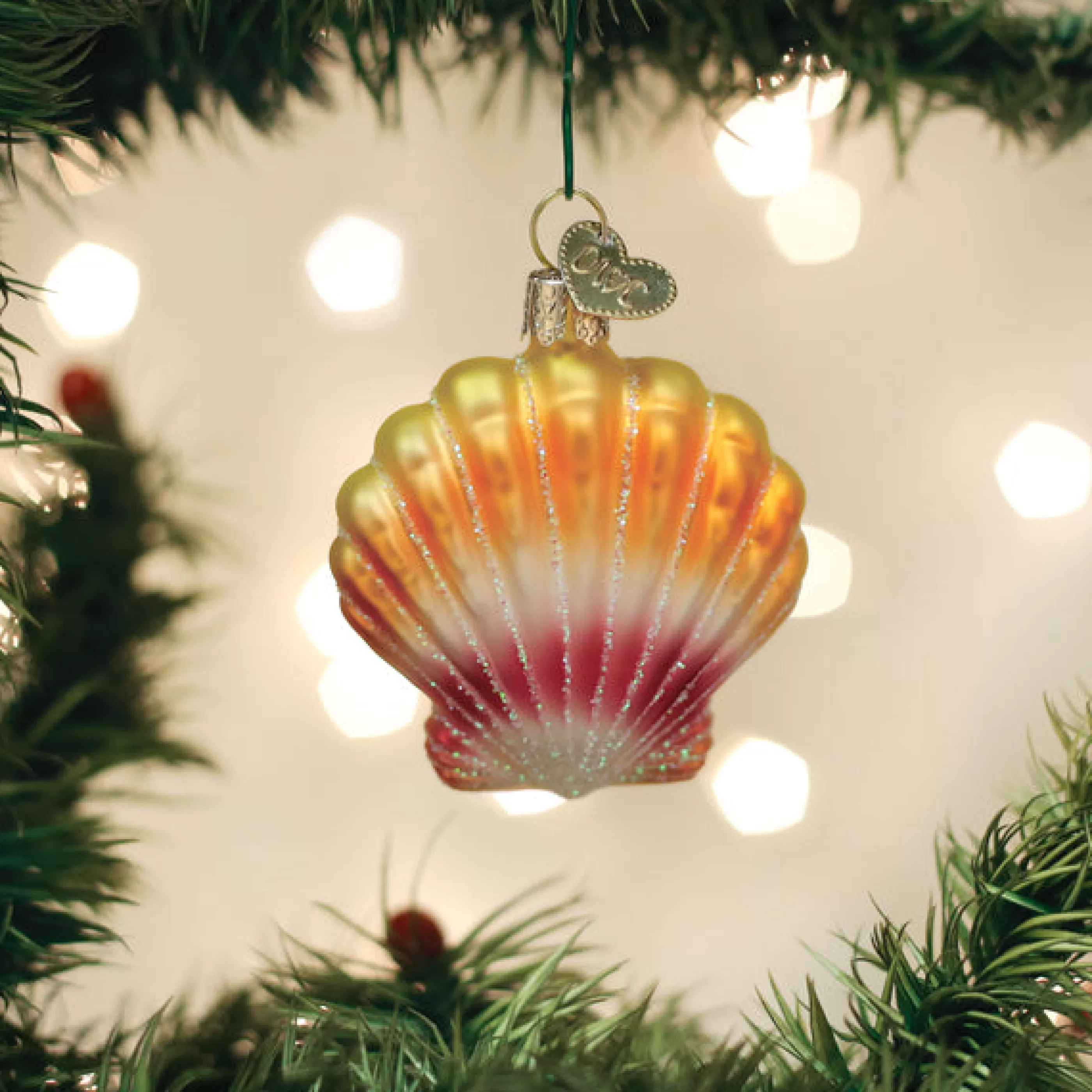 EAST WEST Sunrise Shell Ornament