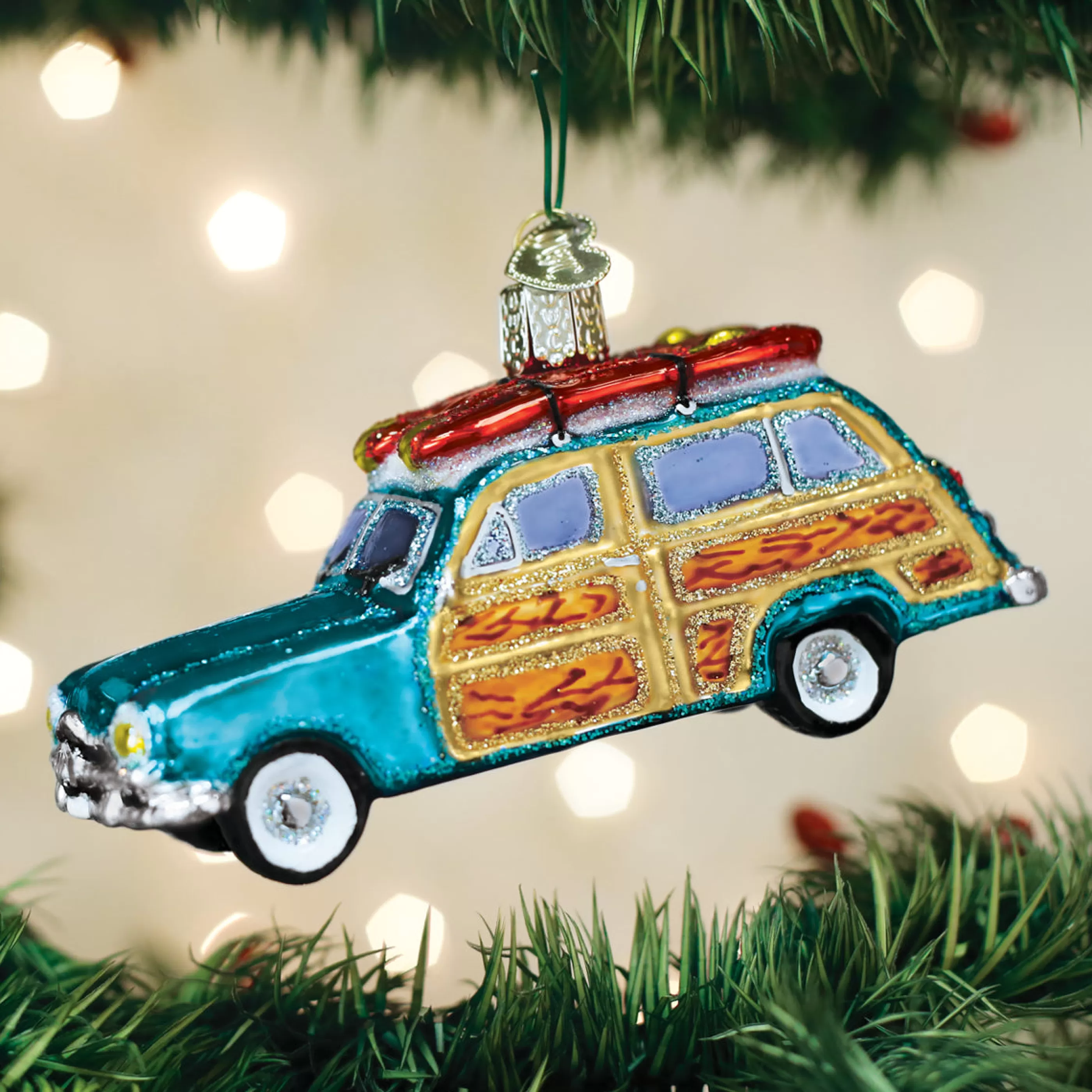 Kasa World Ltd Surf's Up Wagon Ornament