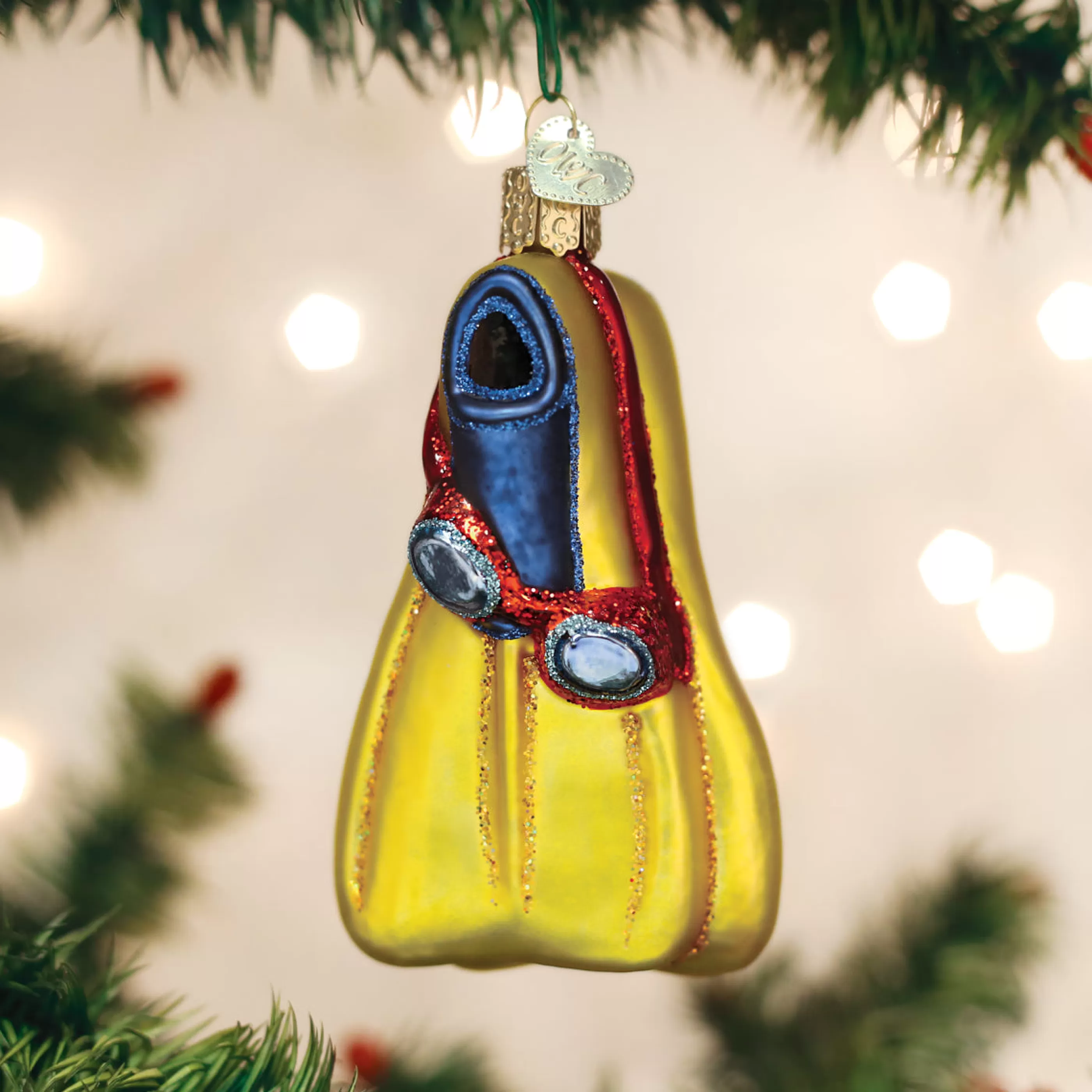 Kasa World Ltd Swim Flippers Ornament