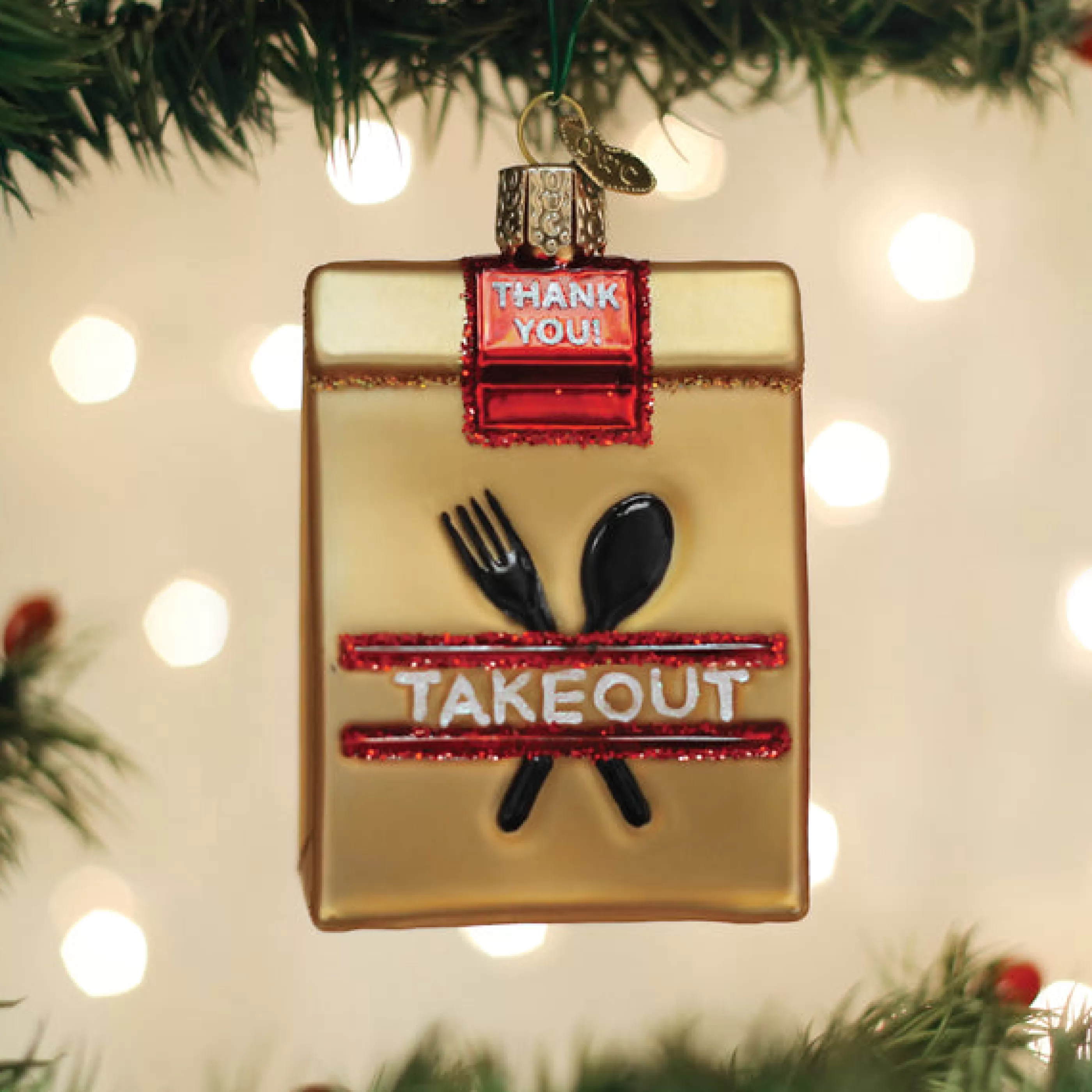 EAST WEST Takeout Bag Ornament