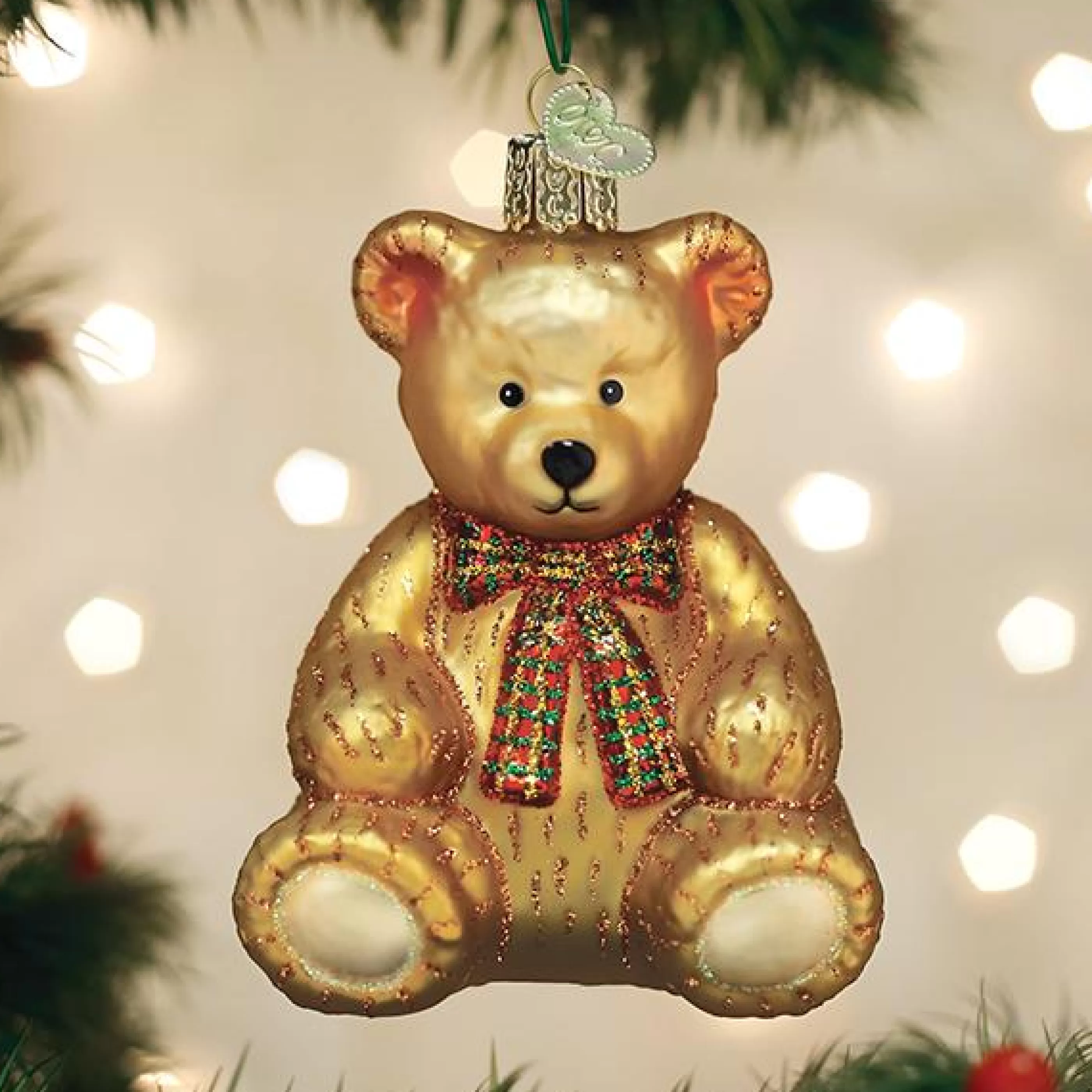 EAST WEST Teddy Bear Ornament