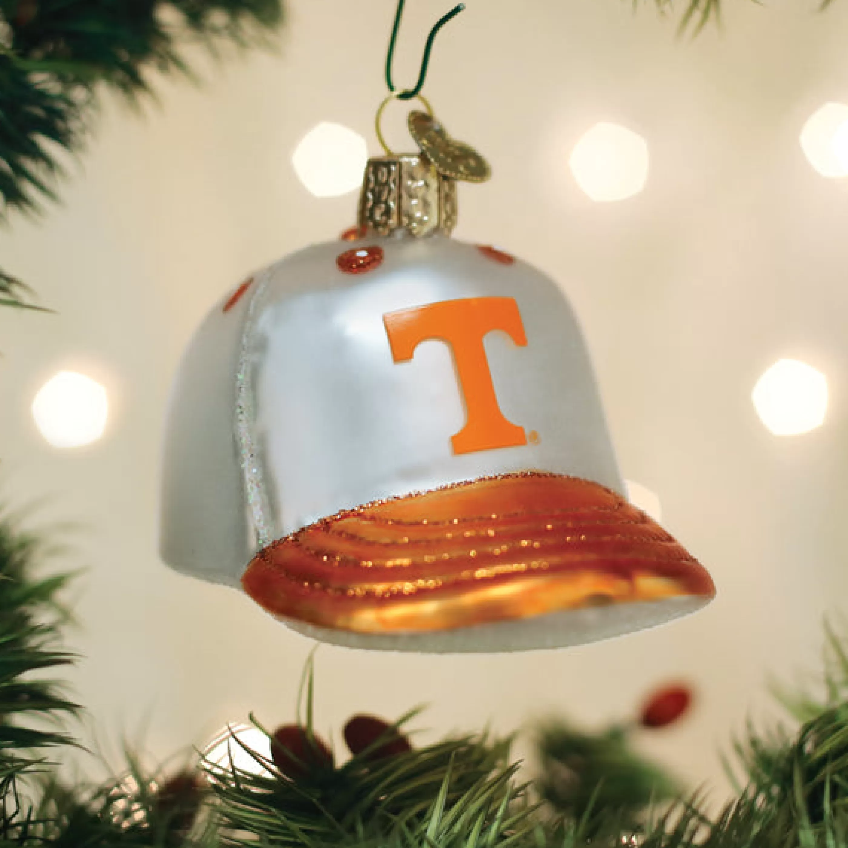 EAST WEST Tennessee Baseball Cap Ornament