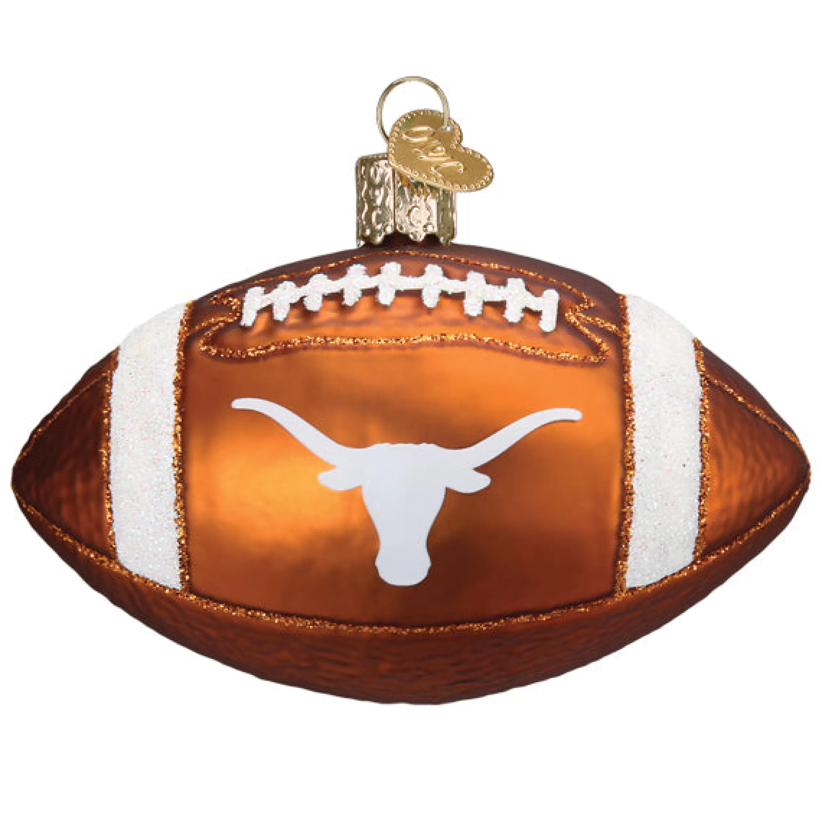 EAST WEST Texas Football Ornament